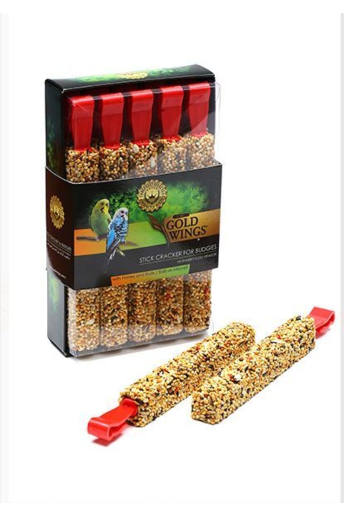 Gold Wings Premium Premium Muhabbet Kuşu Krakeri Ballı-meyveli 10'lu