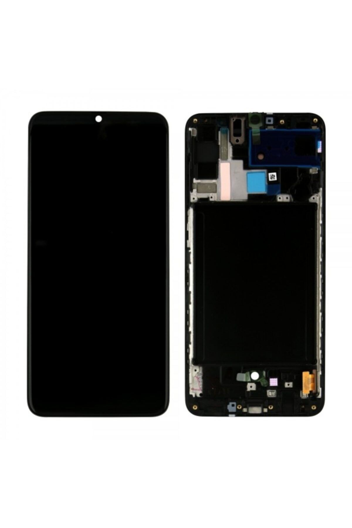 OEM Samsung Galaxy A70 Servis Orj Çıtalı Siyah Lcd Ekran