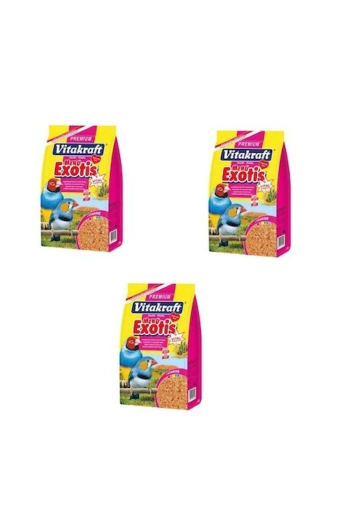 Vitakraft Premium Menü Vital Egzotik Kuş Yemi 500 gr 3 Adet