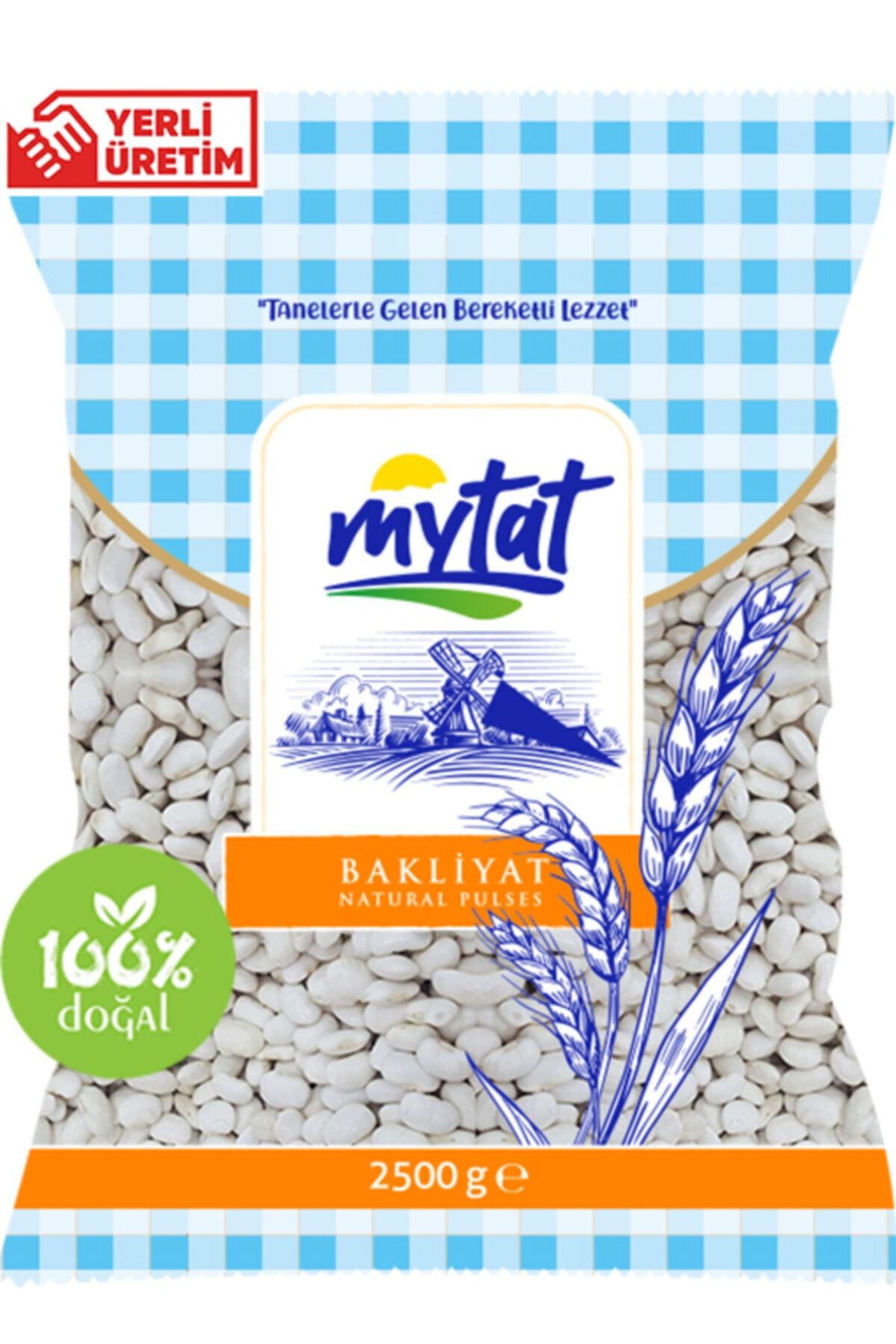 Mytat Doğal Yerli Üretim Dermason Fasulye (8mm) 2.5kg