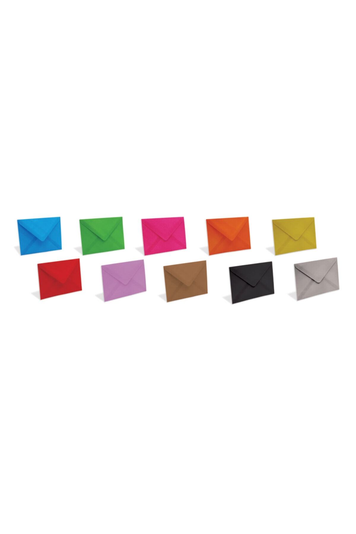 Zarfsan Kartvizit Zarfı Tek Renk 25 Adet 7,5x11,5 Cm 90 gr