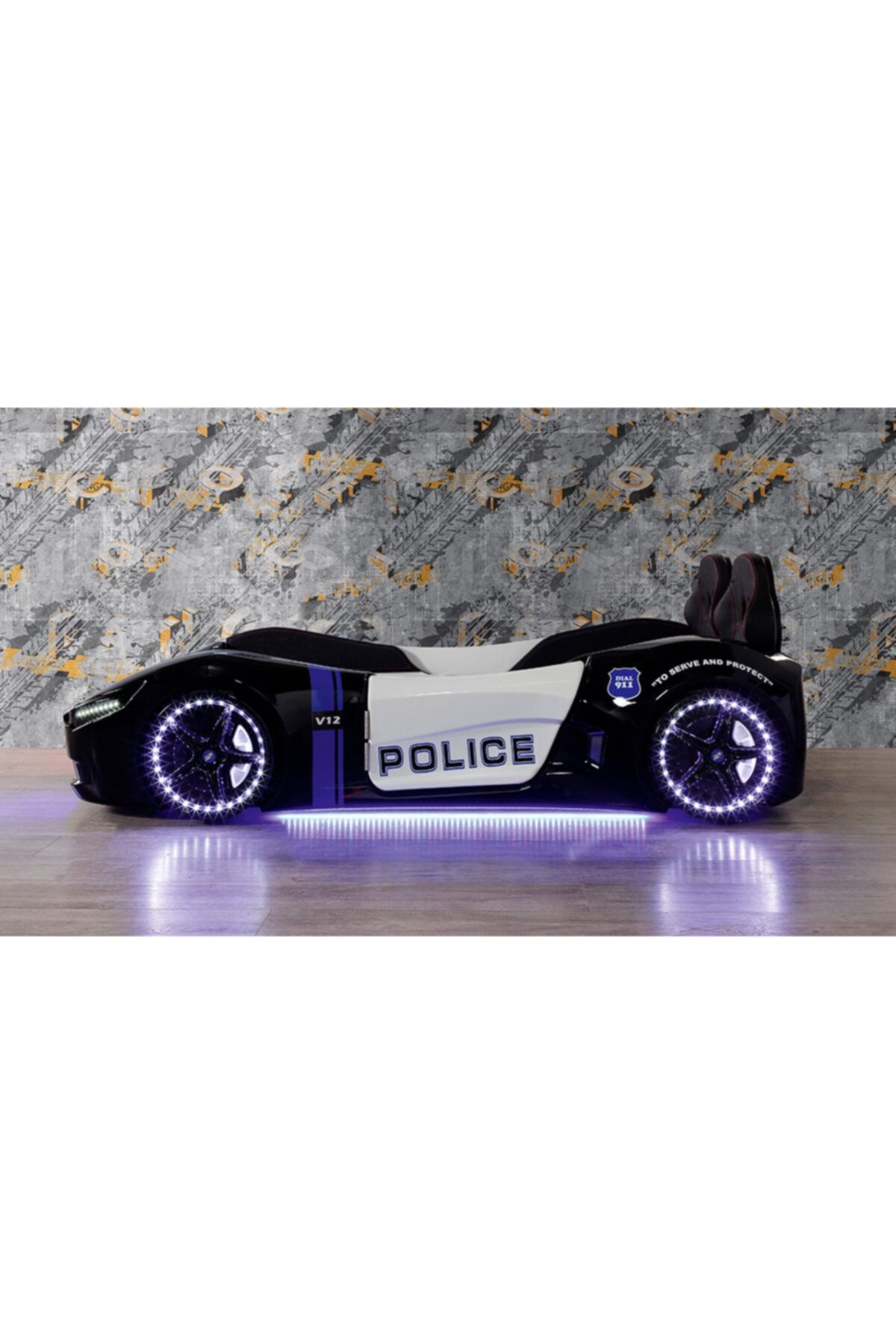 CaddeYıldız Police Araba Karyola