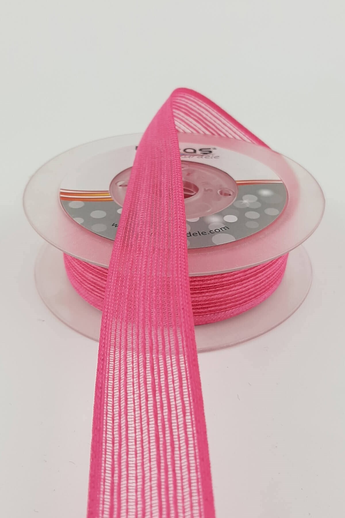 Hayalperest boncuk Keten Efektli Kurdele 2,5 Cm 10 Mt