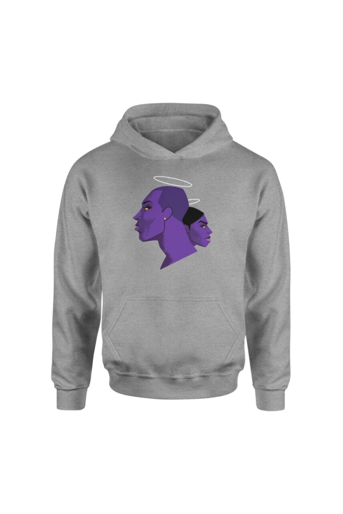 NSJ SPORTIVE Gigi And Kobe Gri Hoodie