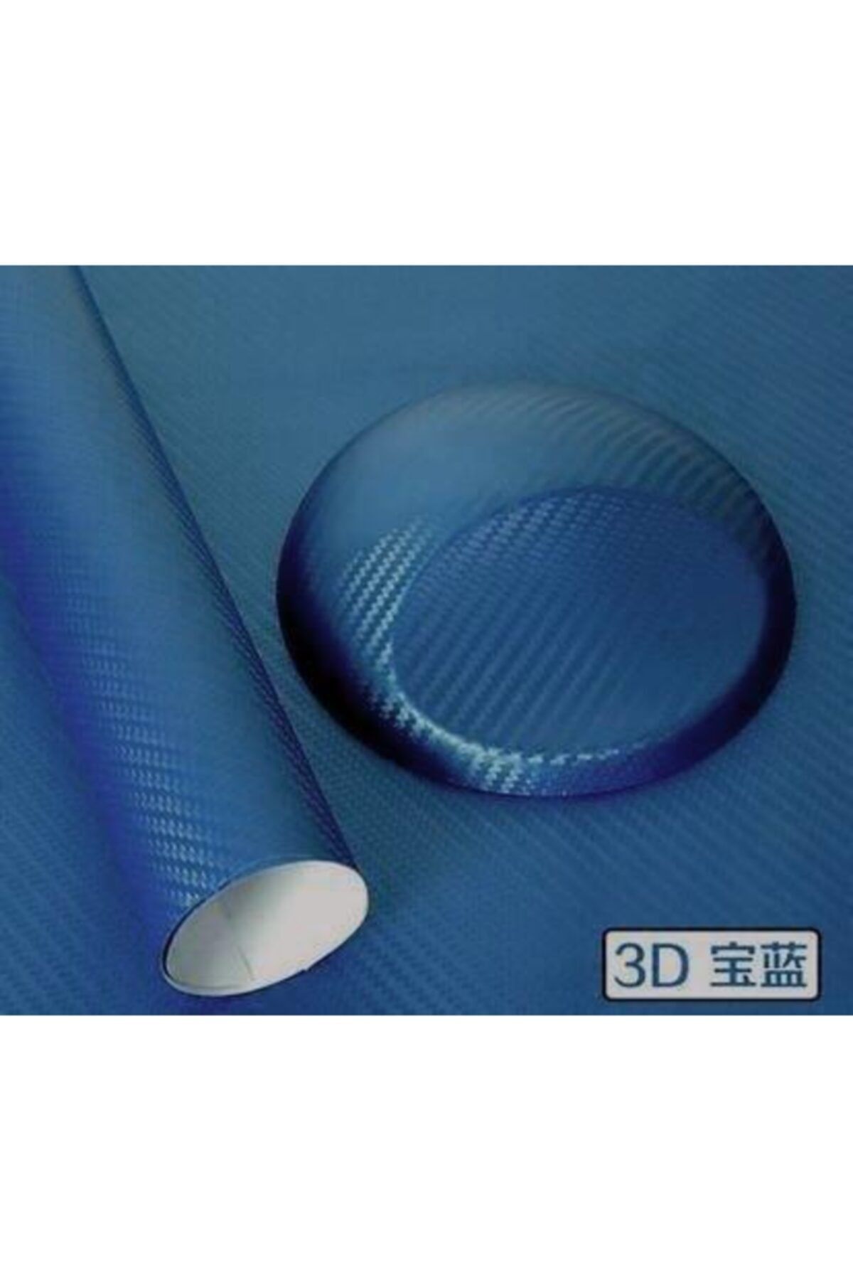 AUTOFOLYO 3d Karbon Folyo Mavi 127 Cm X 4 Metre