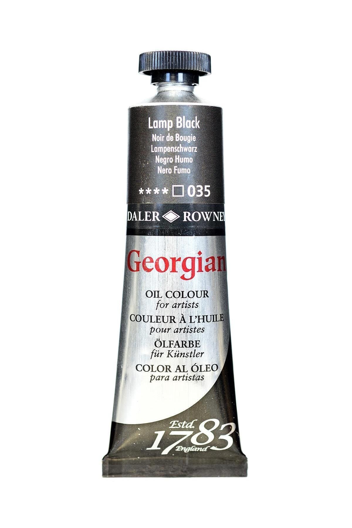 Daler Rowney Georgian Yağlı Boya Goc 38ml Lamp Black 035
