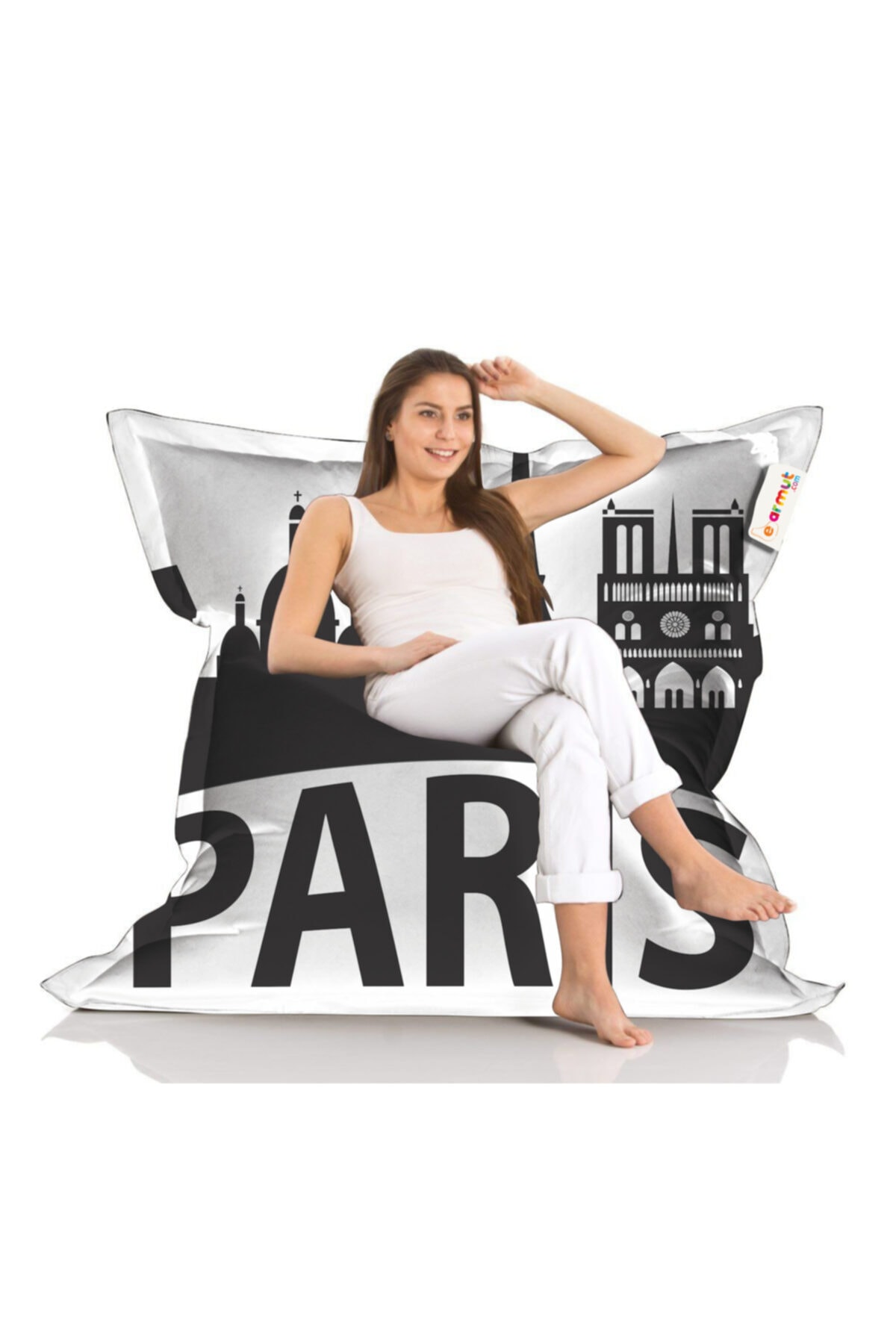 EARMUT Dev Minder Özel Tasarım Baskılı Çok Amaçlı Oxford Kumaş-paris