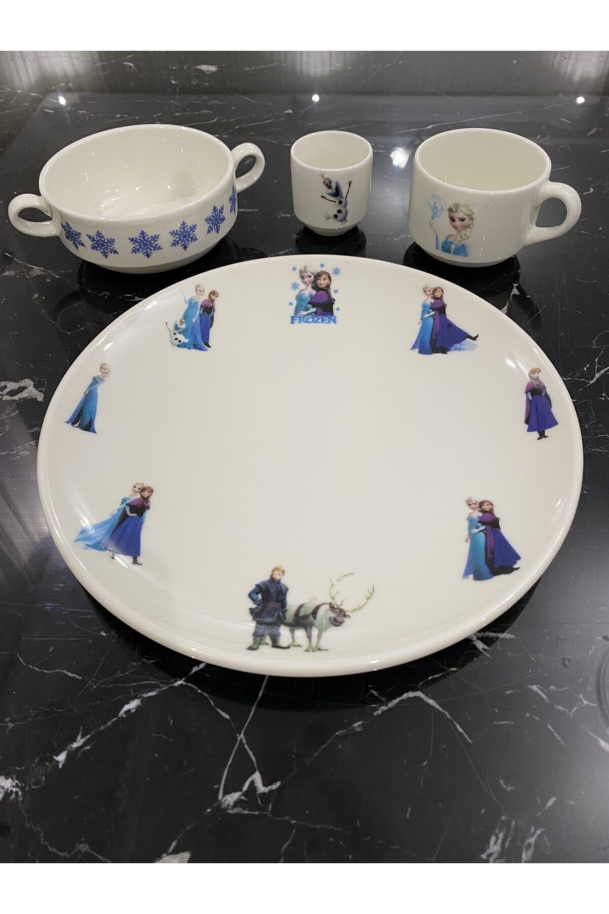 TEBAK COLLECTION 4 Parça Yemek Takımı Mama Seti Tabak