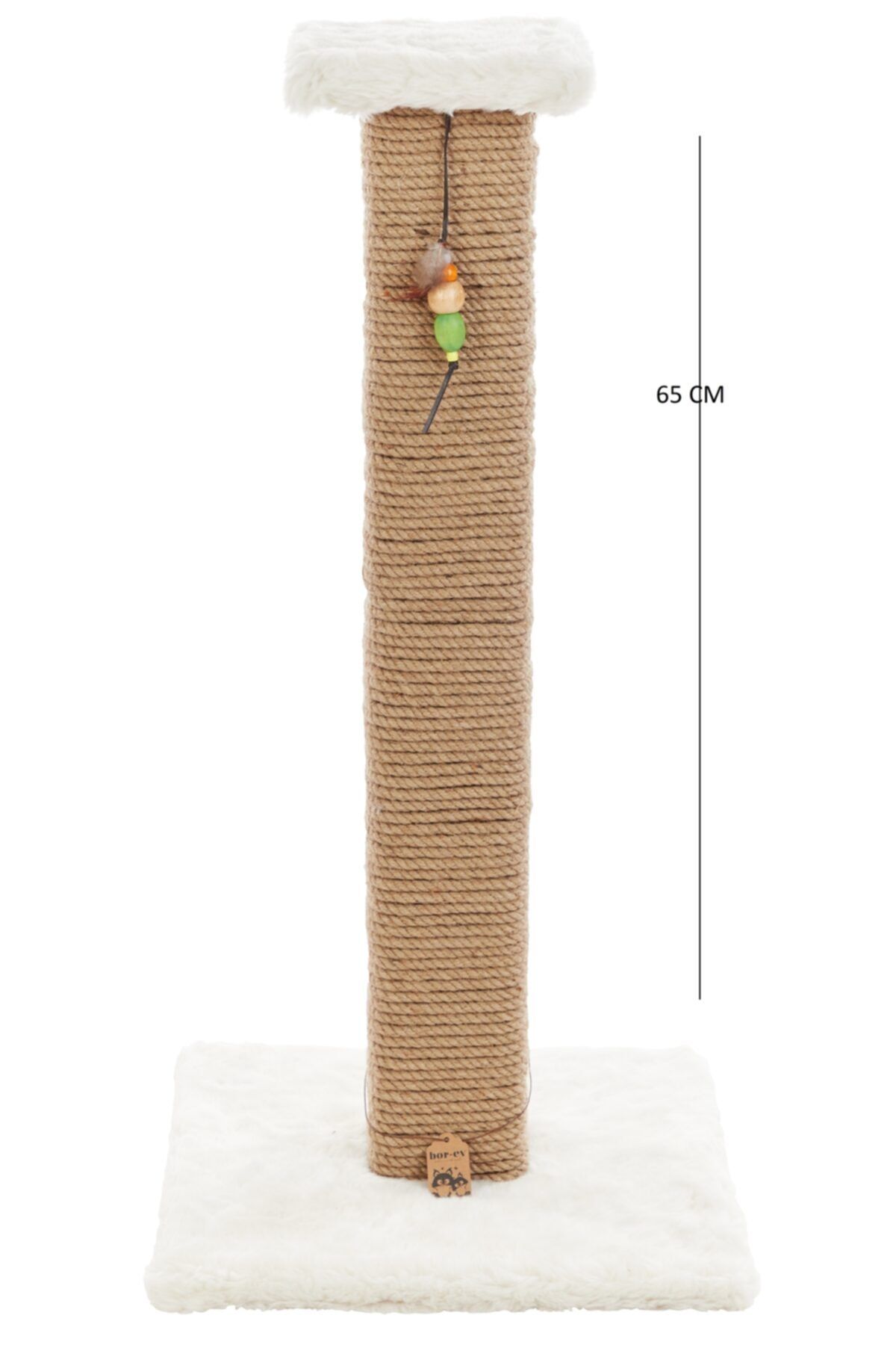 tirmalio kai midi kedi tirmalama tahtasi 65 cm yukseklik 9 cm sutun genisligi43x43 taban fiyati yorumlari trendyol