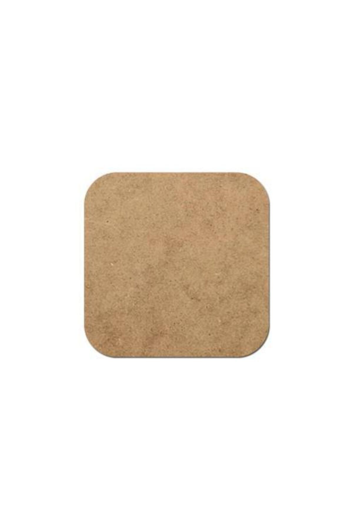 Ahşap Supla Levha 12 Adet 3 Mm Ham Mdf 33 Cm Çap Kare Servis Altı Supla