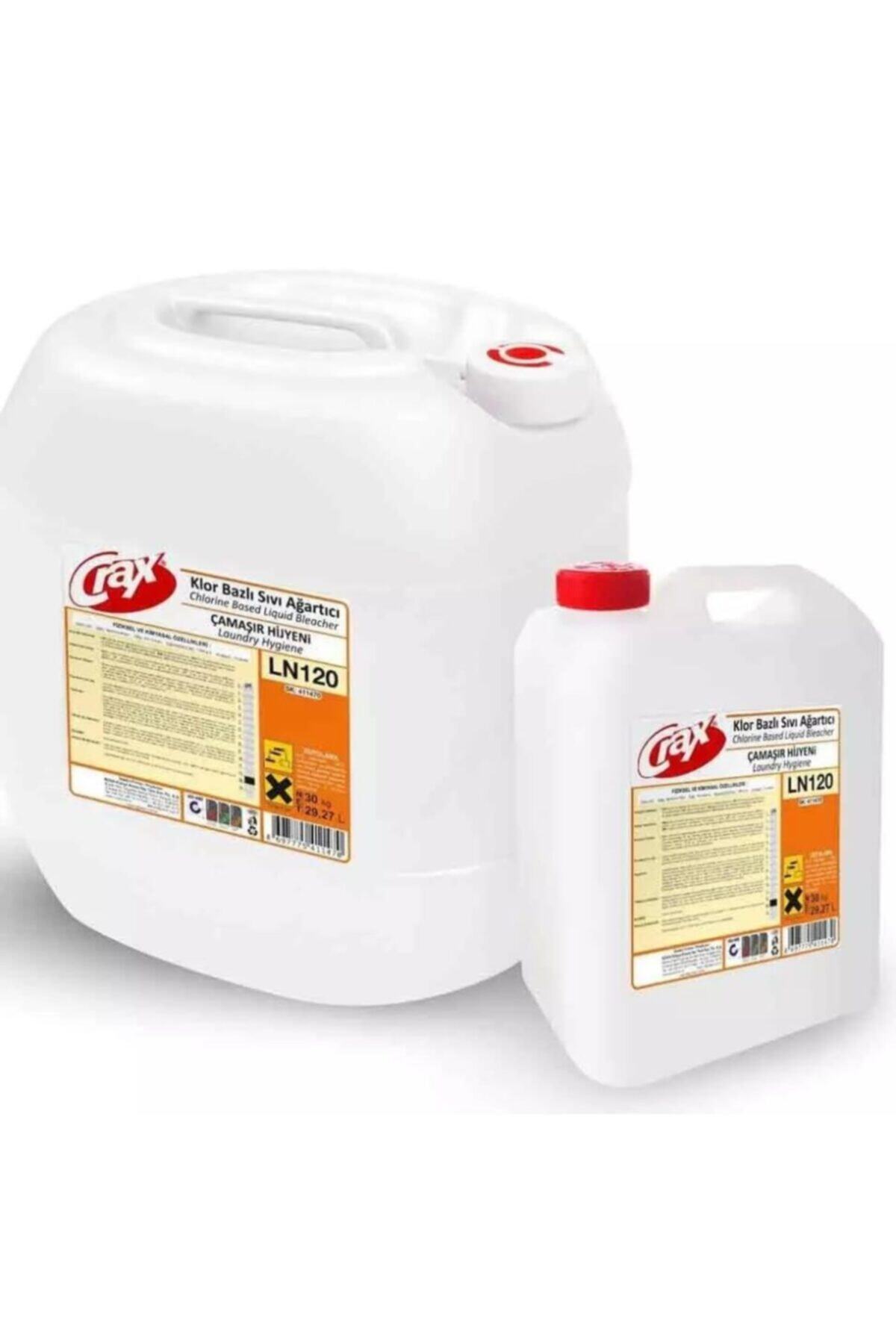 NitroSatış Crax Klor Bazlı Sıvı Ağartıcı (Çamaşır Suyu) 30 Kg.