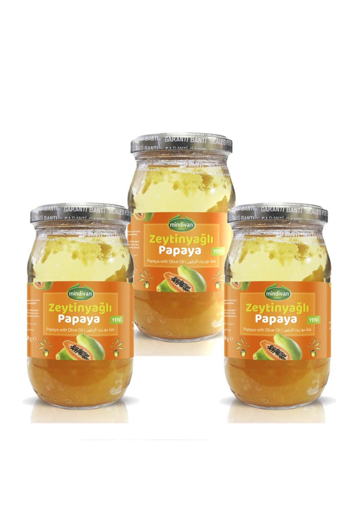 Mindivan Papaya Zeytinyağlı 300 G X 3 Adet