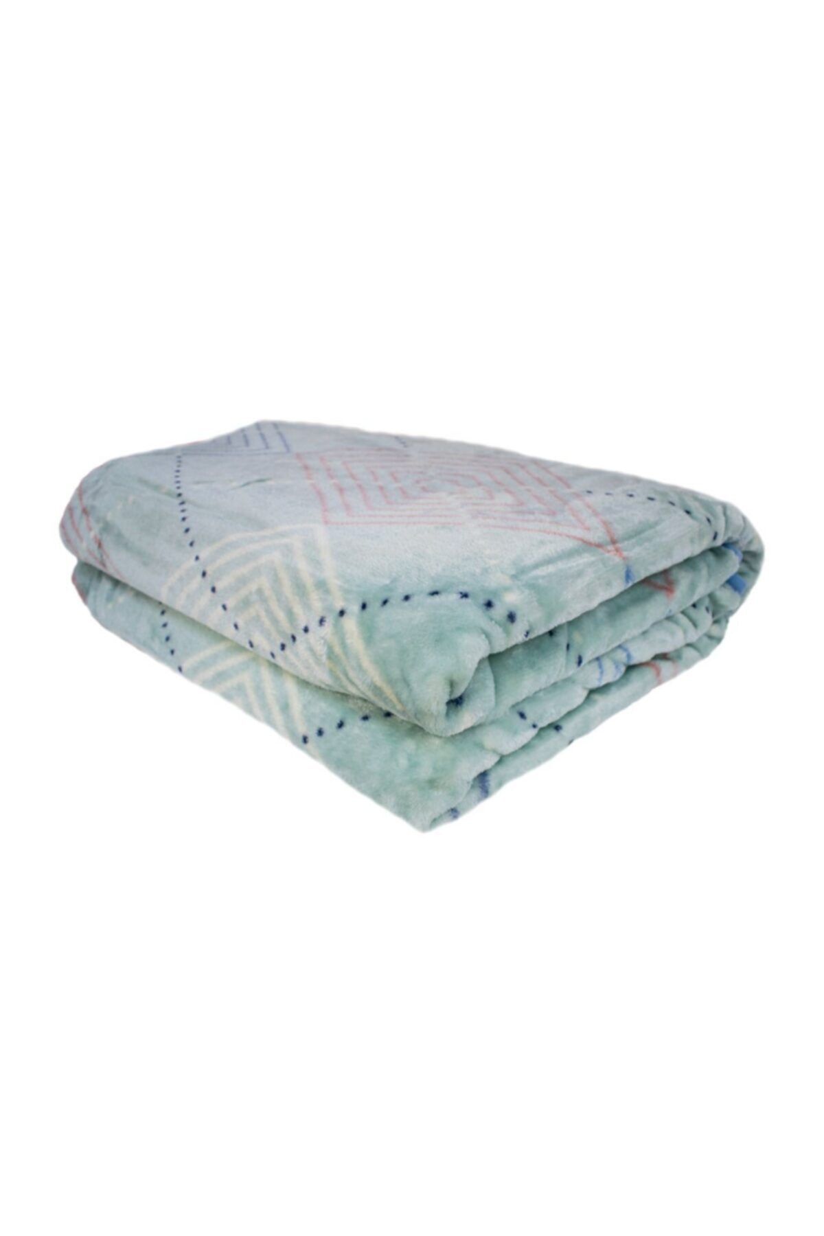 MİNK Lacasa 200x240 Çift Kişilik Su Yeşili Polyester Battaniye 1085
