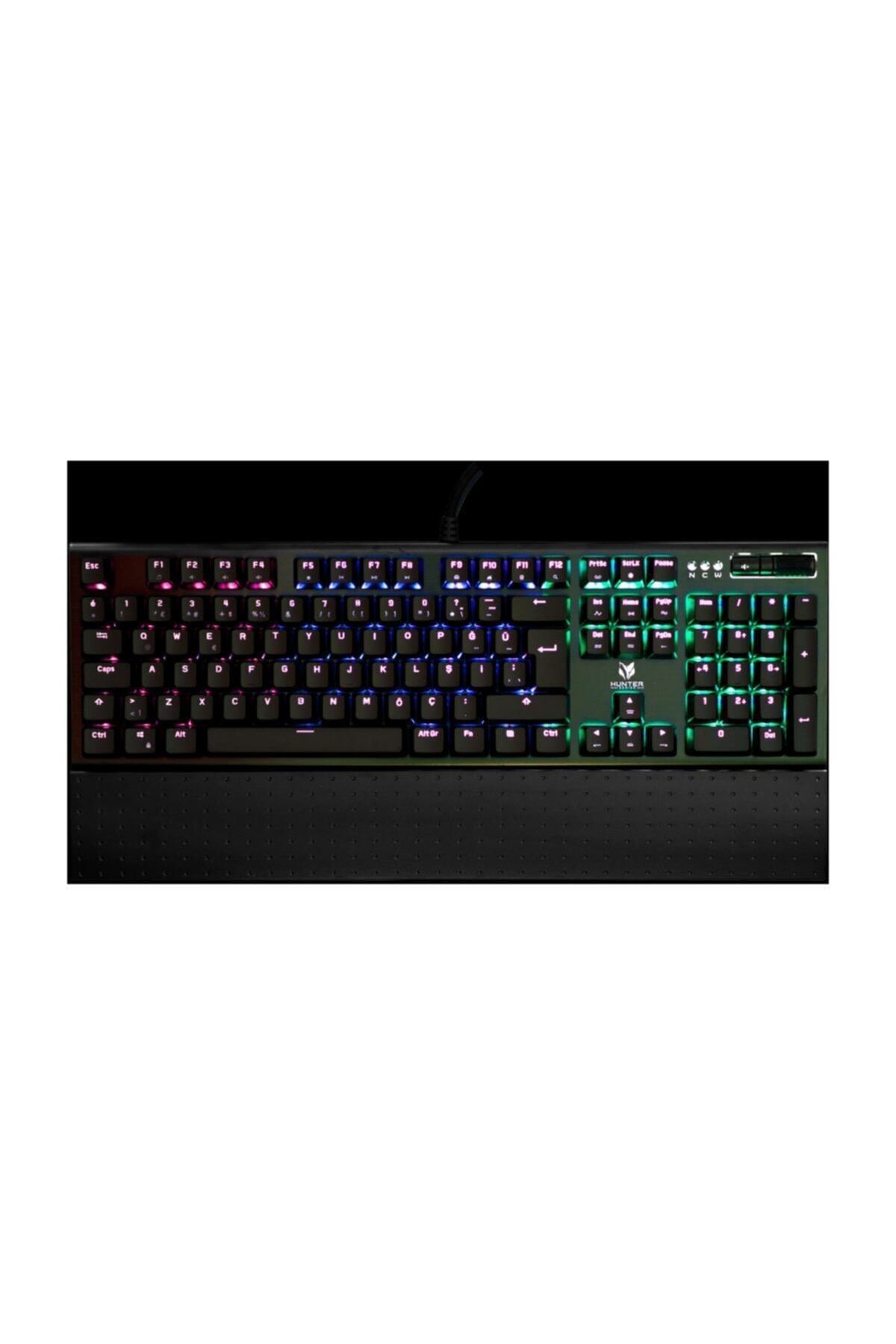 Hunter Series Özel Tasarım Hunter Enigma Rainbow Mekanik Oyuncu Klavyesi