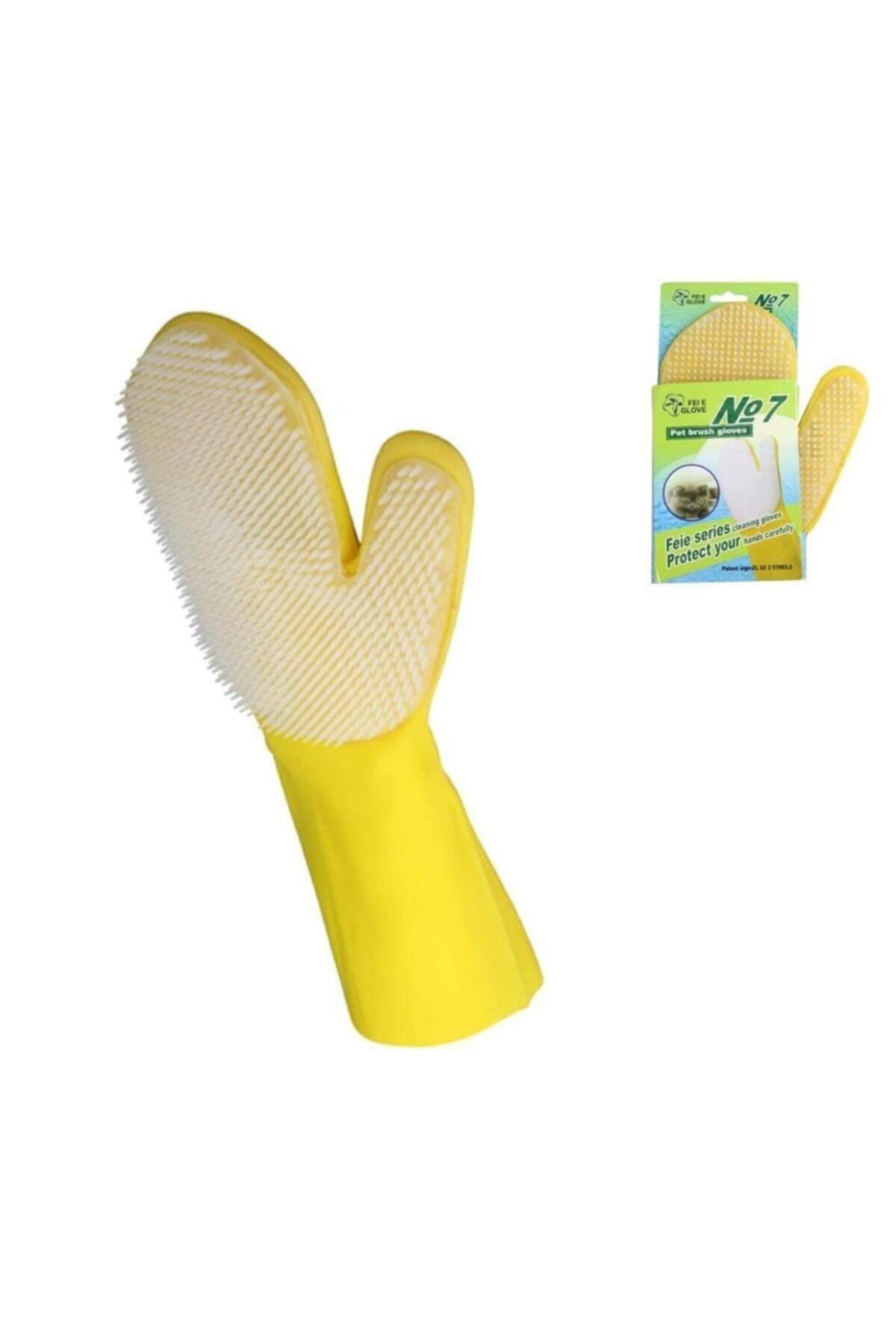 Neiçin Wf Ergonomik Masajlı Evcil Hayvan Kedi Köpek Yıkayıcı Eldiveni Aparatı