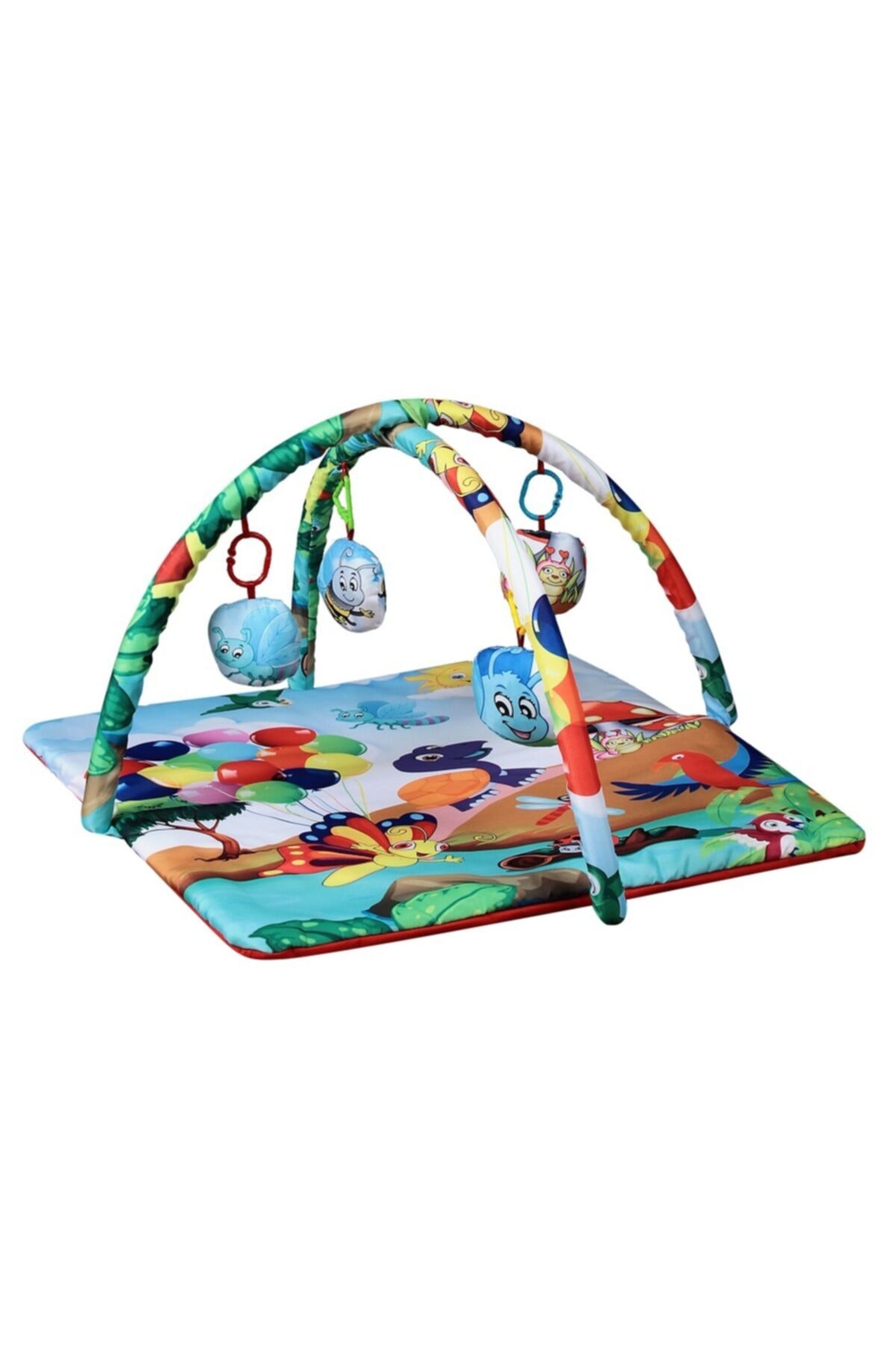 NORFOLK Baby Marine Oyuncaklı Oyun Halısı - Oyun Minderi - Neşeli Hayvanlar