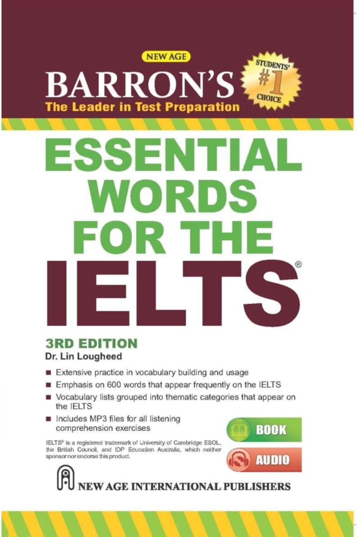 Barrons Yayınları Barron's Essential Words For The Ielts With Cd 3rd Edition