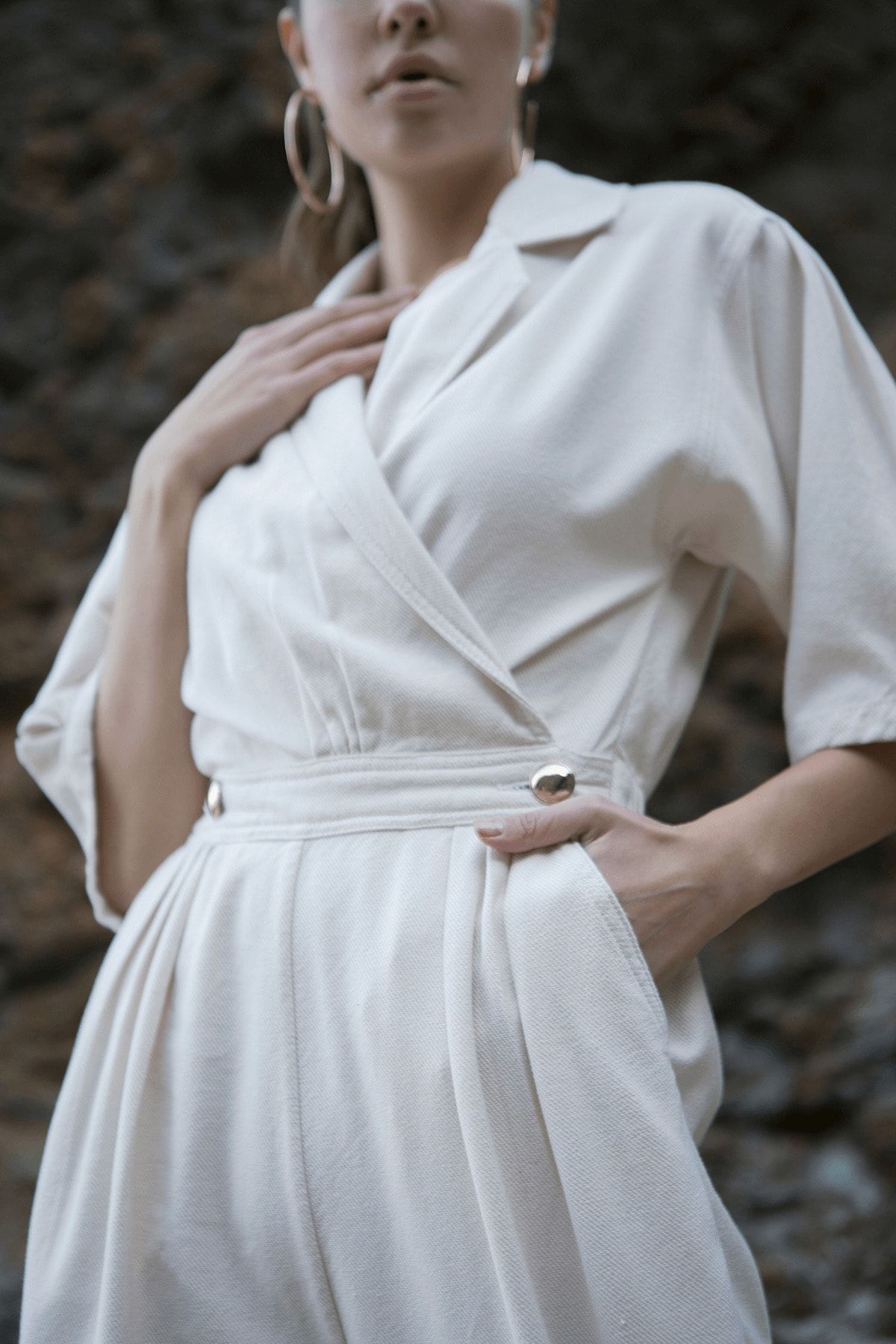 Mayet Design Kadın Krem Tulum