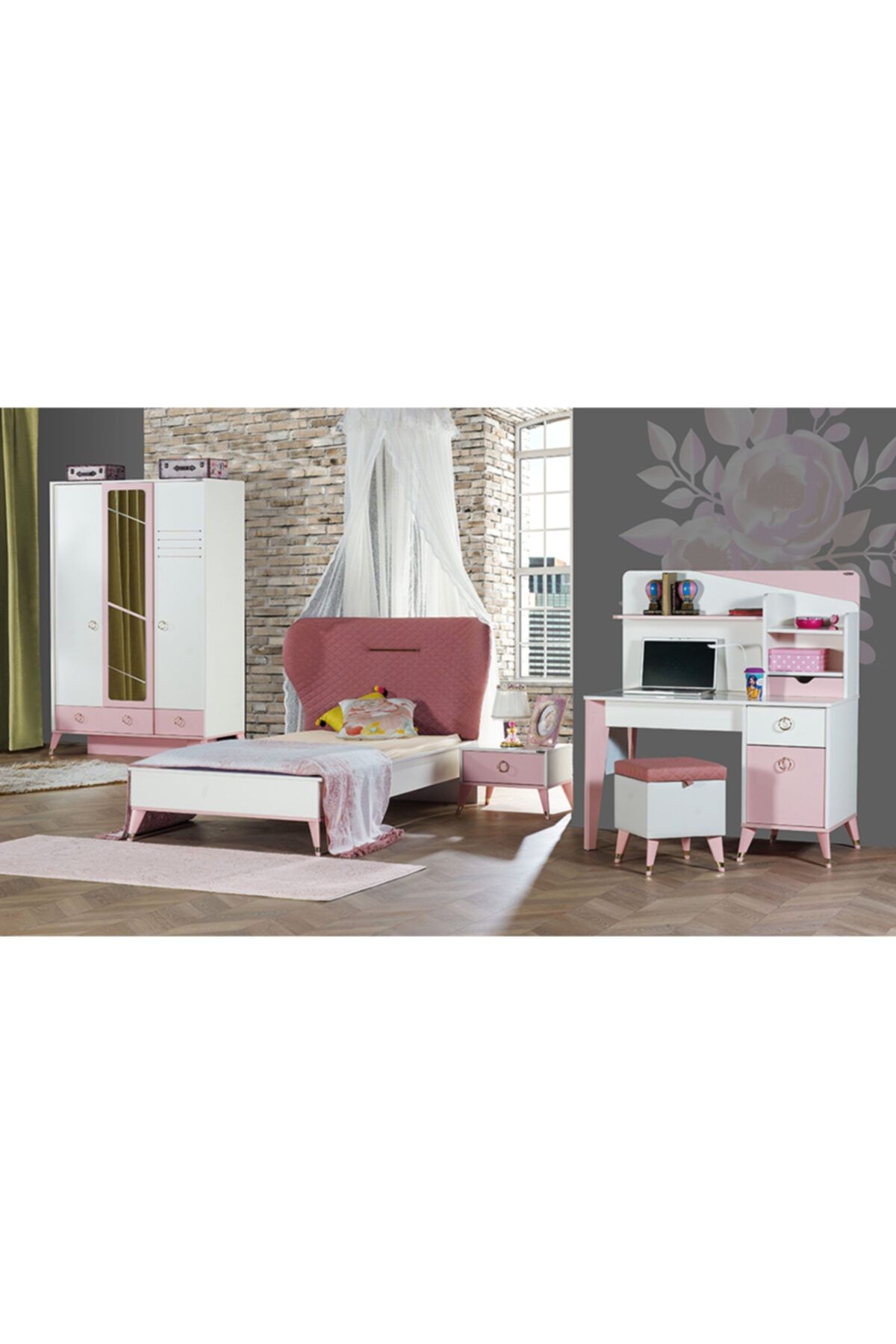 CaddeYıldız Soho Pembe Genç Odası