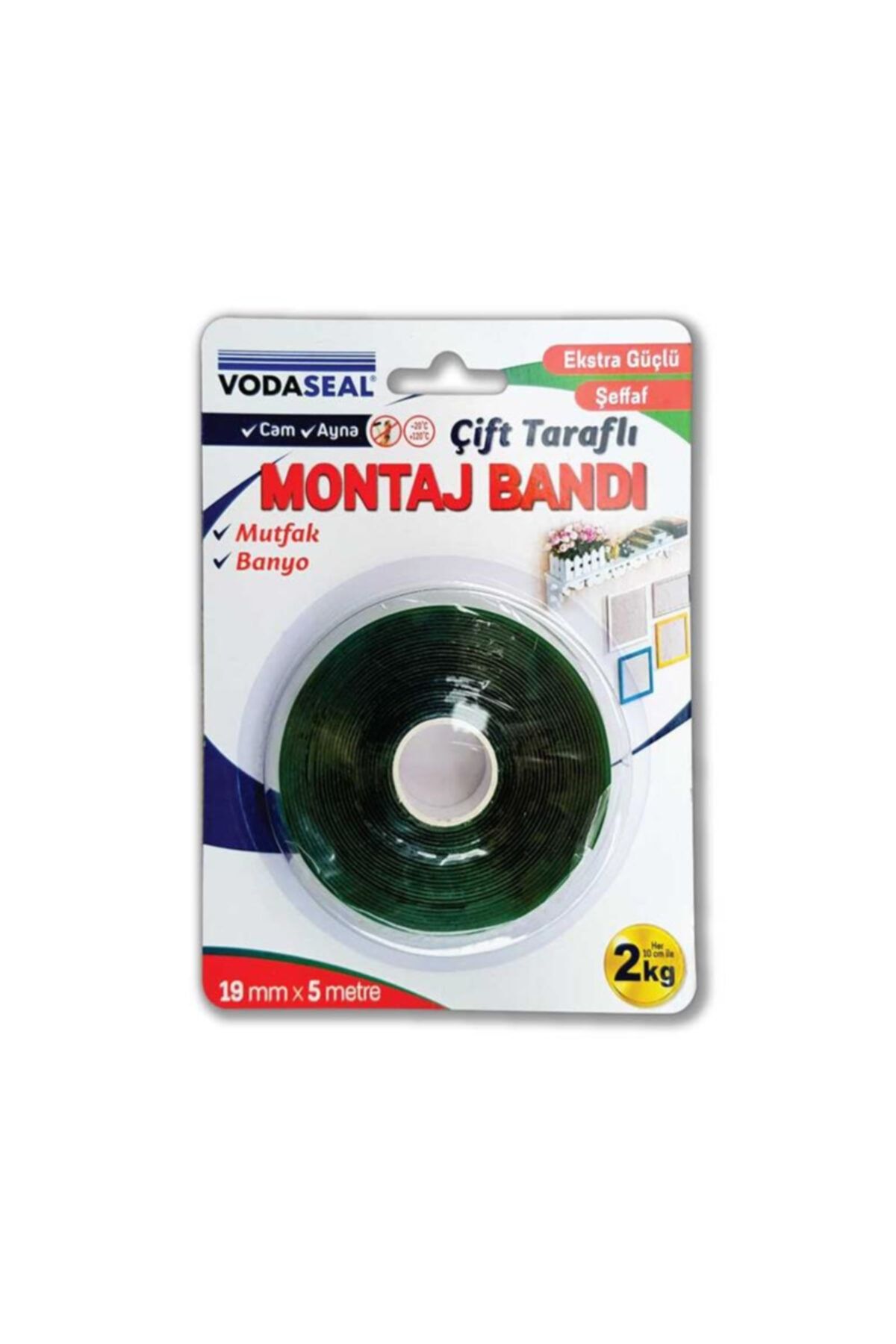 Vodaseal 19mmx5 mt Şeffaf Vhb Bandı - 8681317083485