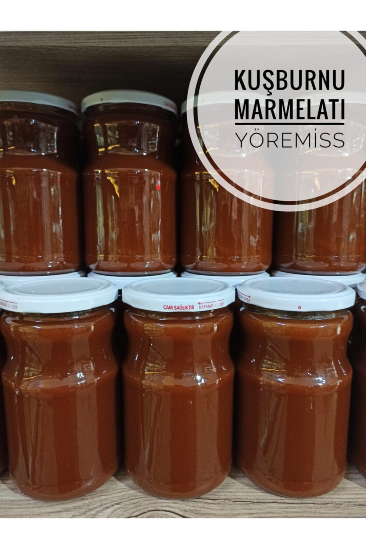 Yöremiss Yöresel Ürünler Kuşburnu Marmelatı 800 gr