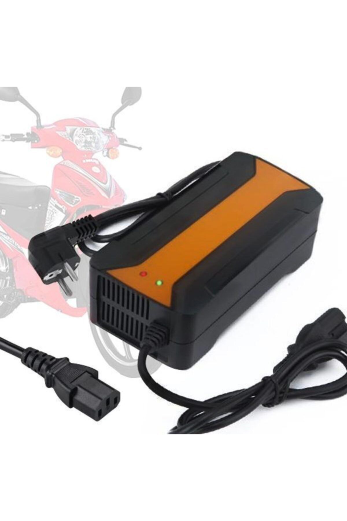 POLAXTOR 60 V 20 A Korumalı Fanlı Elektrikli Bisiklet Motorsiklet Şarj Cihazı Aleti