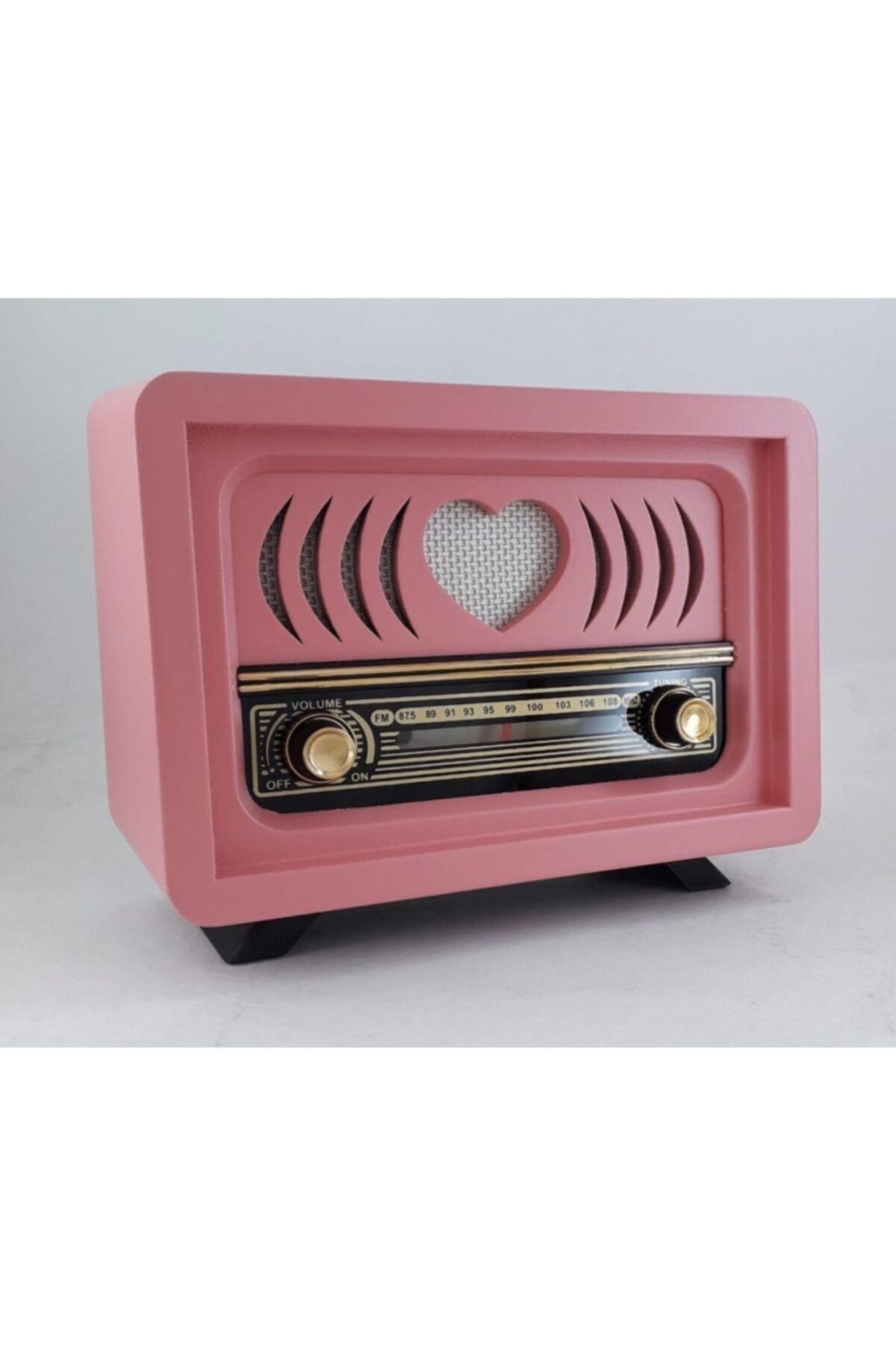 Otantik Çarşı Nostaljik Radyo Pembe Renk