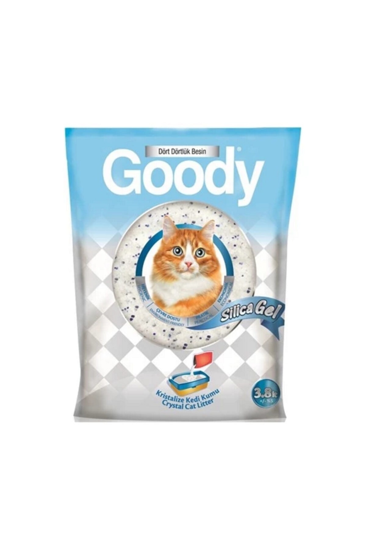 Goody Silica Jel Kristal Kedi Kumu 3,8 Lt