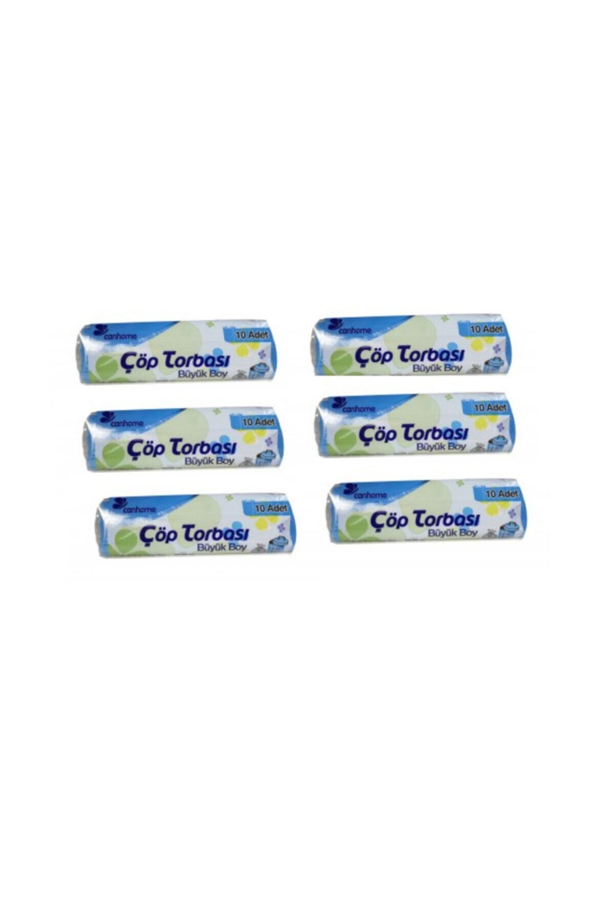 Canhome Büyük Boy Çöp Poşeti 10'lu * 6 Paket