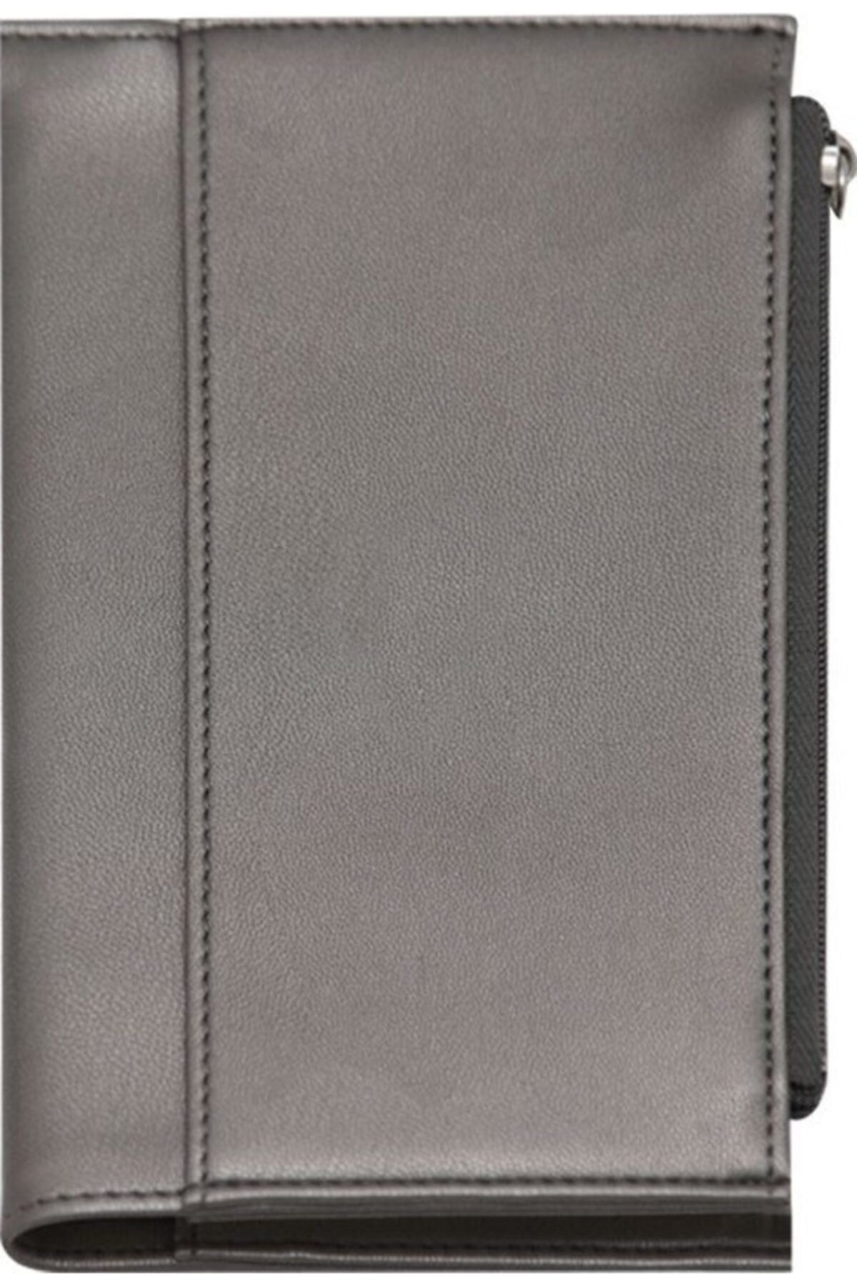 Victoria's Journals 96 Yaprak Çizgili Cepli Pearl Bloknot 14 X 20 Cm Gümüş