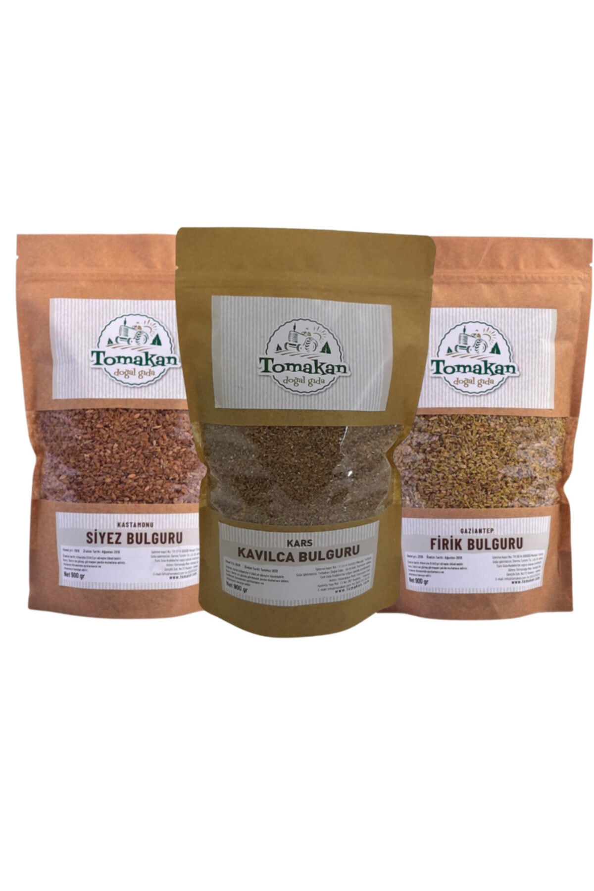Tomakan Doğal Gıda Atalık Bulgur Seti