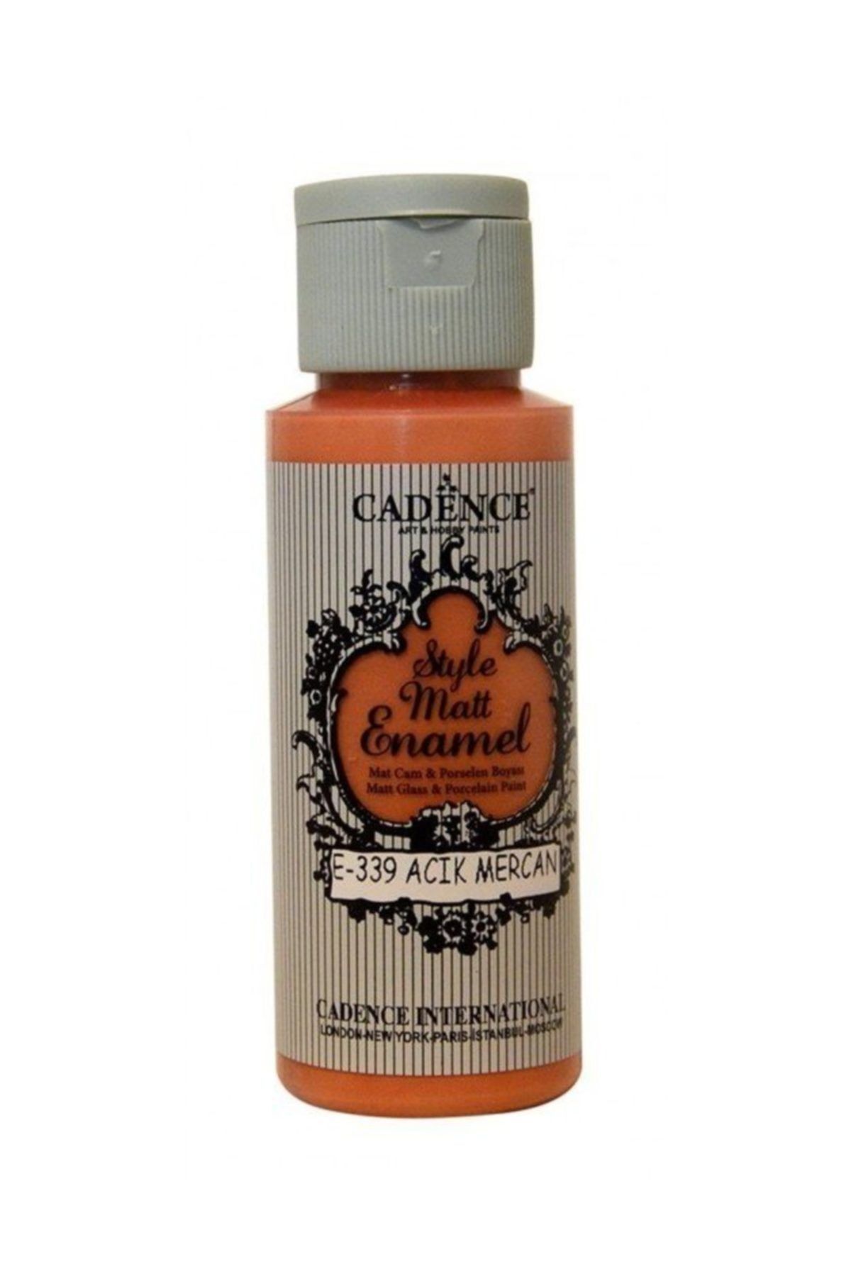 Cadence Style Mat Enamel Cam Boyası 339-açık Mercan 59ml (porsele