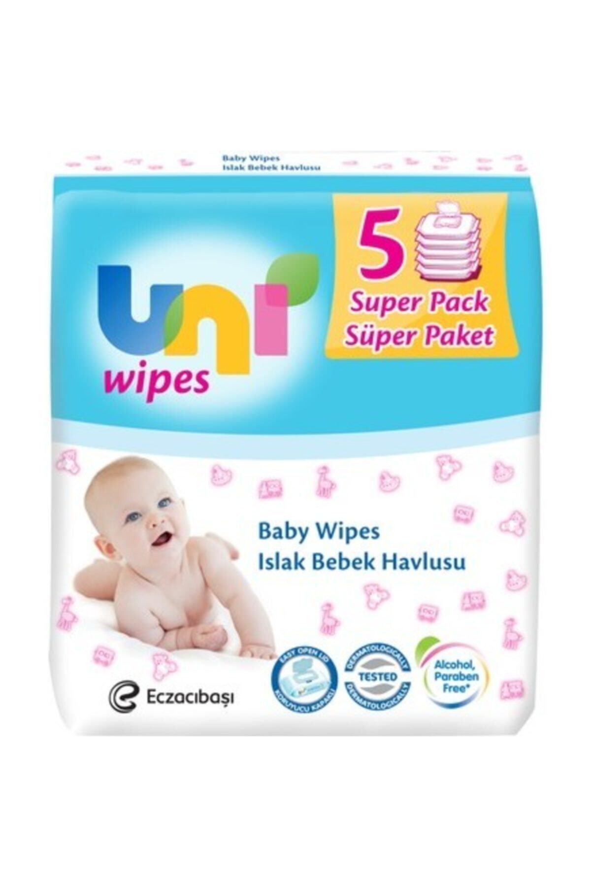 Uni Wipes Islak Mendil & Havlu 5 X 56 Süper Paket 280 Yaprak