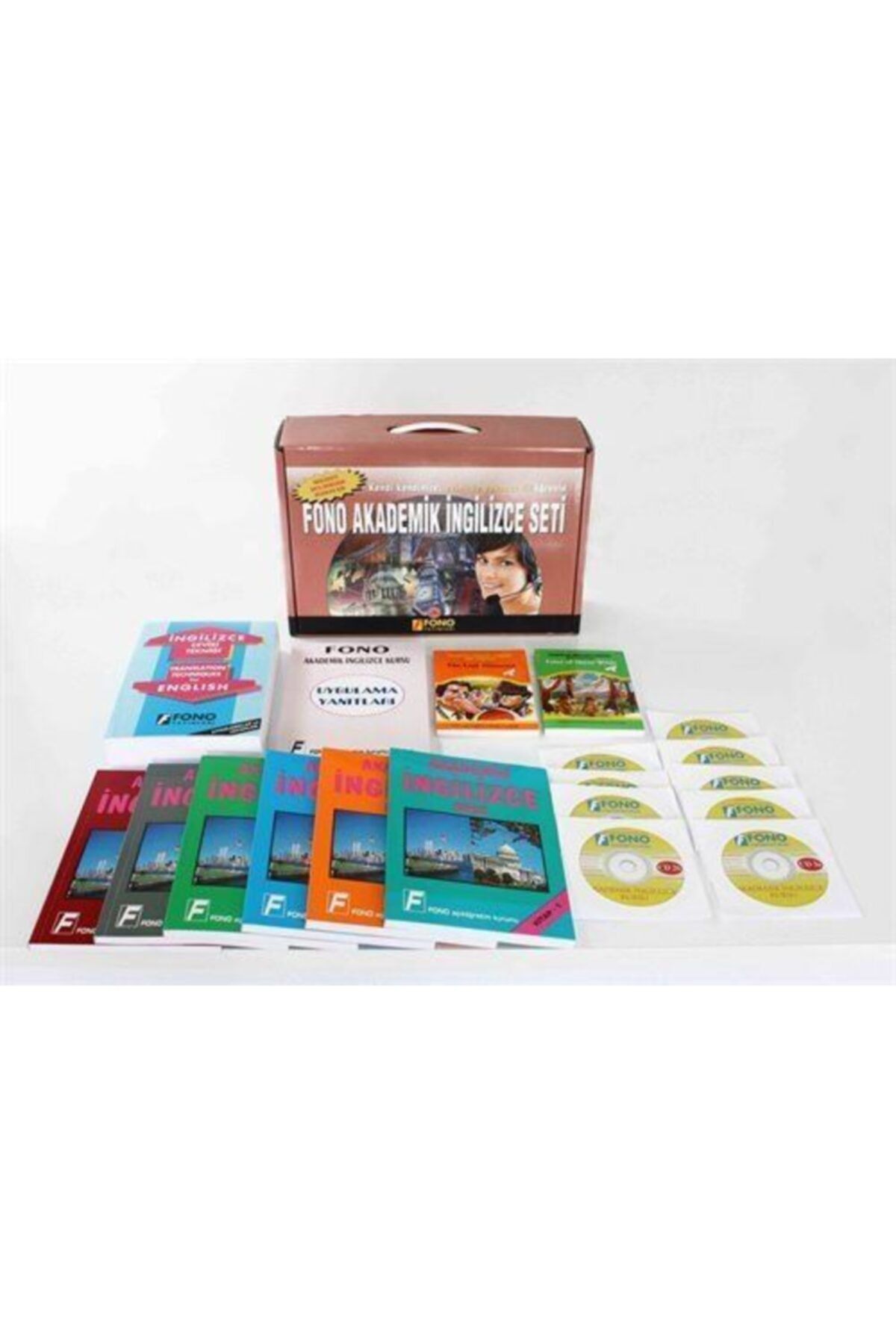 Fono Yayınları Fono Akademik Ingilizce Seti (10 Kitap+9 Cd)