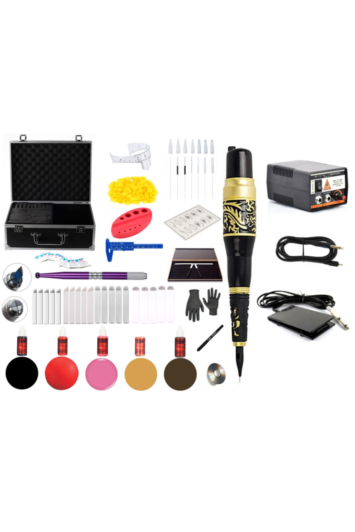 XLINETATTOO Xl-1499 Bond Çantalı Eksiksiz Kalıcı Makyaj Ve Mıcrobladıng Set (studyolara Özel)