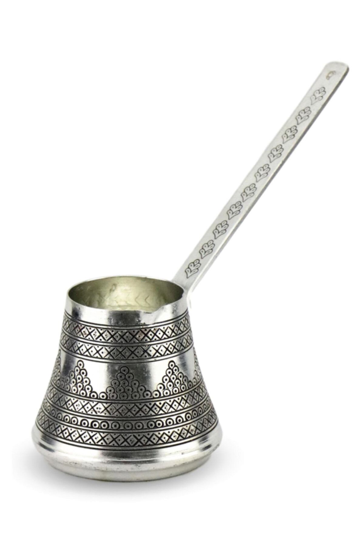 MORYA Bakır Cezve Desenli Kalın Içi Kalaylı 4 Fincanlık