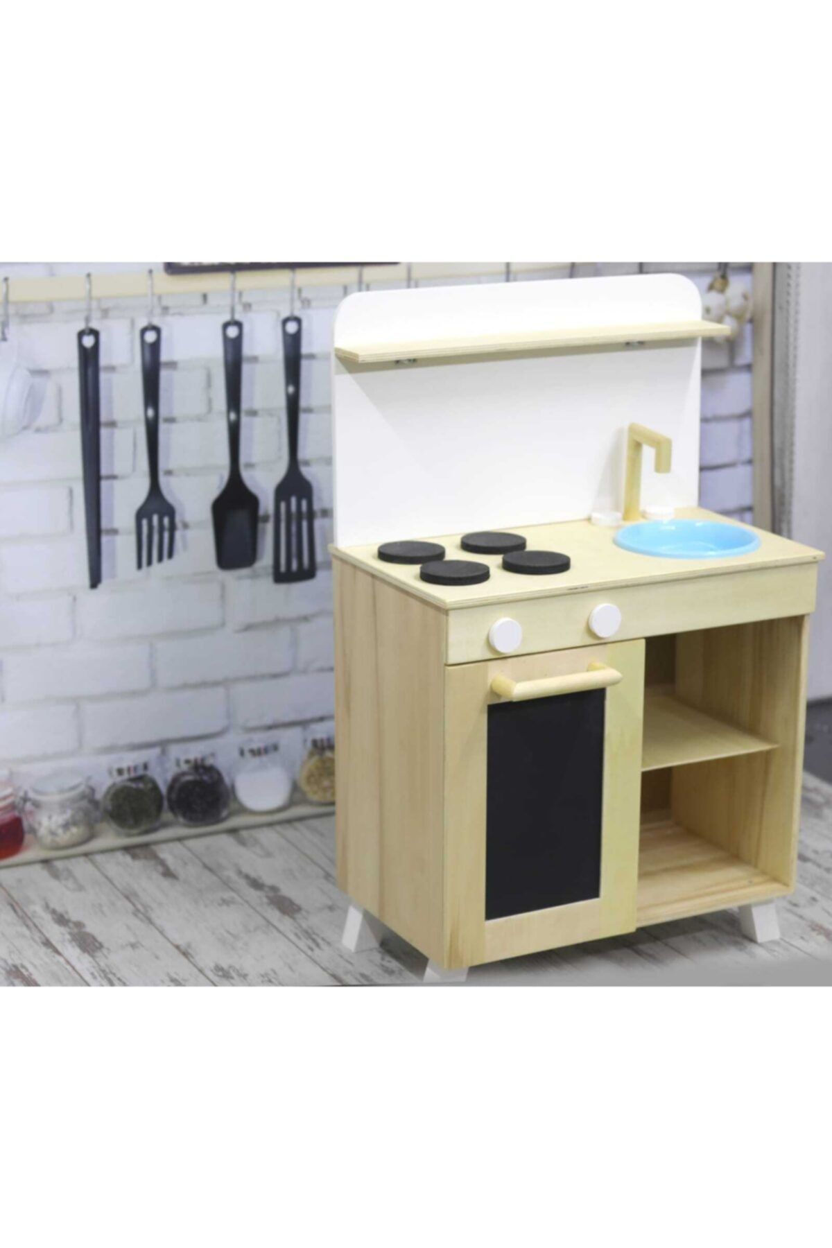 woodywood Oyuncak Mutfak Masterchef 4 Beyaz