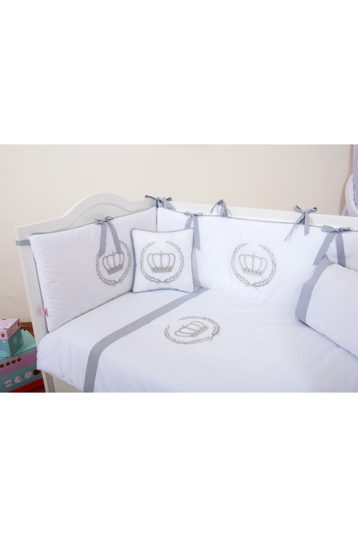 Maya Baby Collection The King Uyku Seti 60x120 Cm Gri