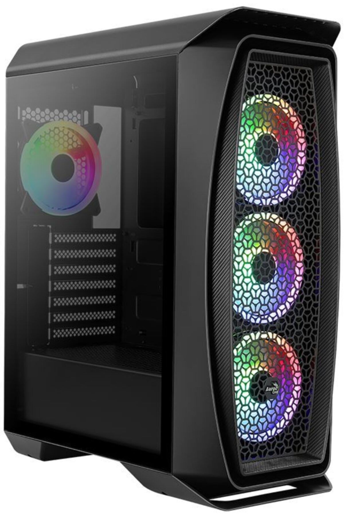 AEROCOOL Aero One Duo 3 X Argb 12cm Argb Fan Atx Bilgisayar Kasası