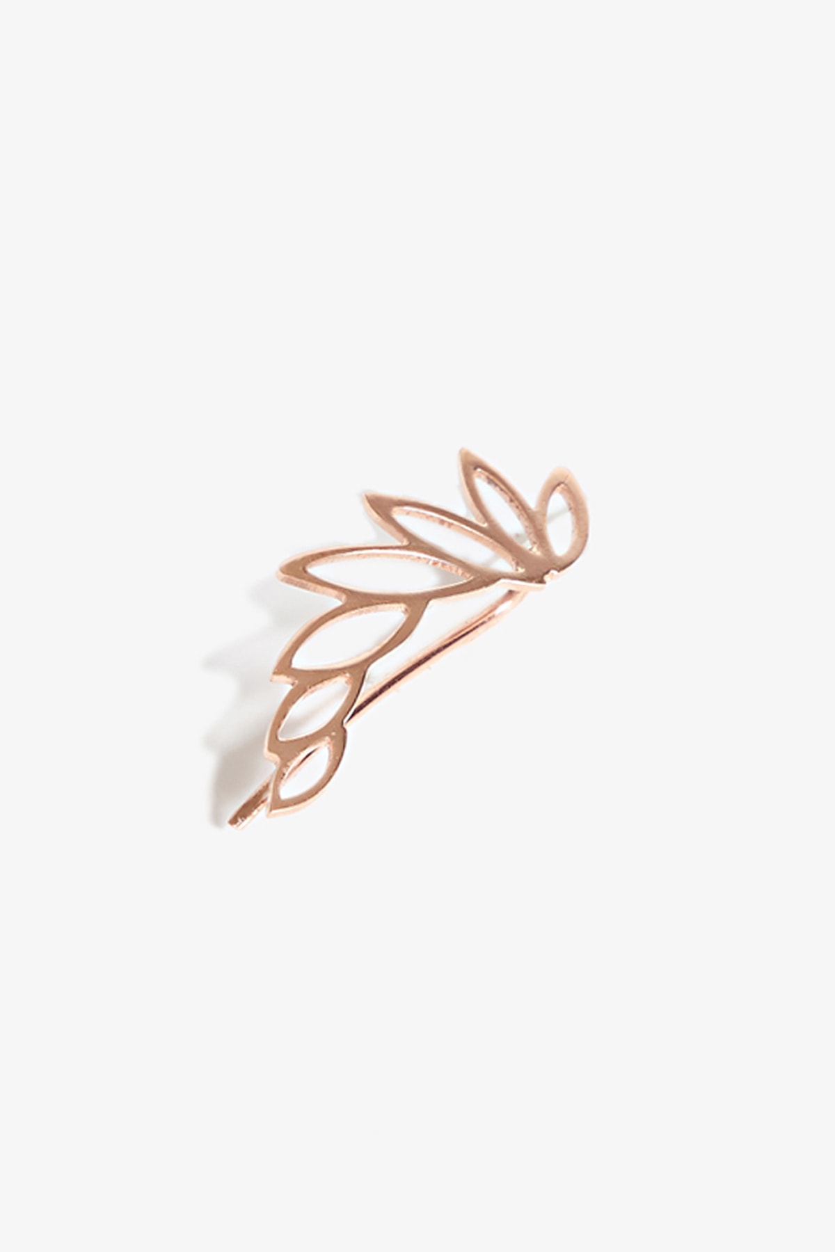 Lapidore Leaf Rose Gold Küpe
