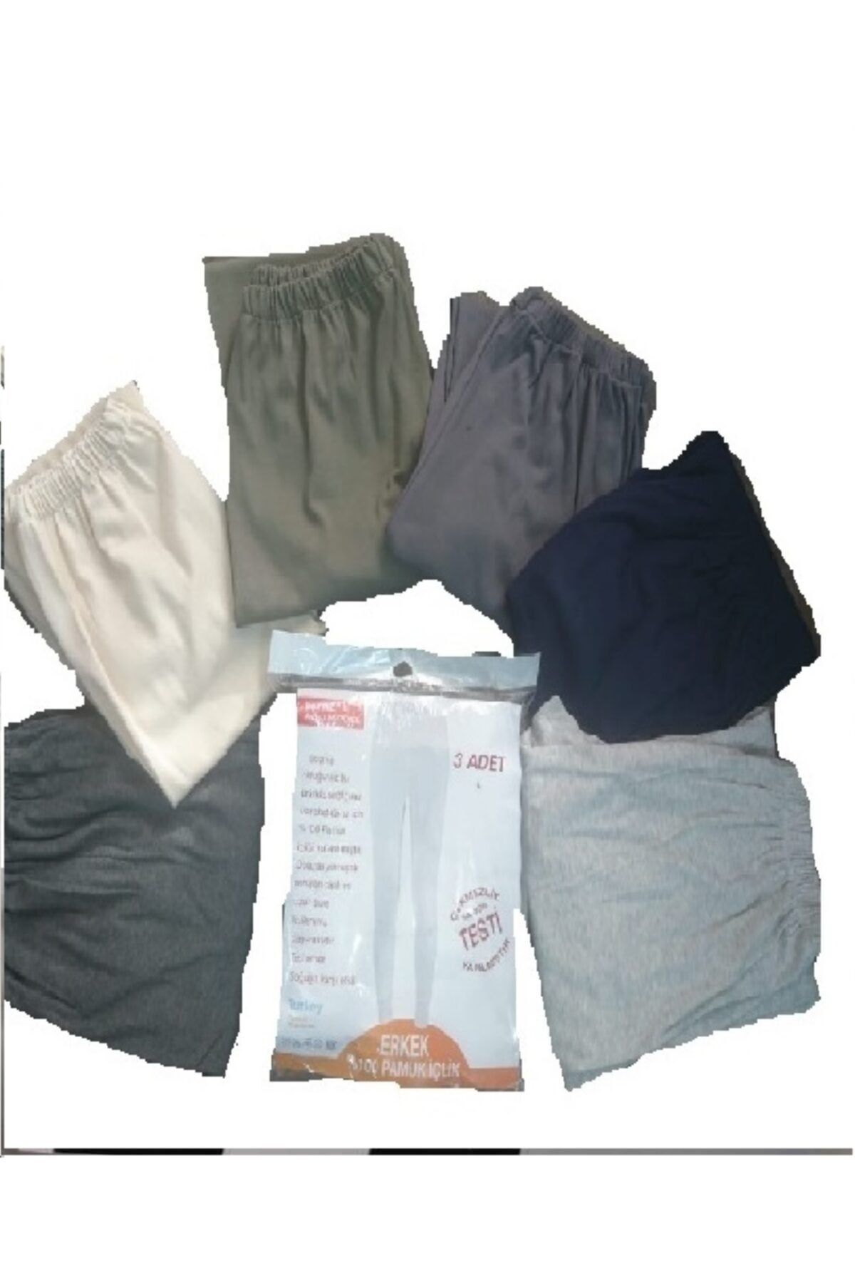DÖNMEZ %100 Pamuklu Alt Pijama 6 Adet