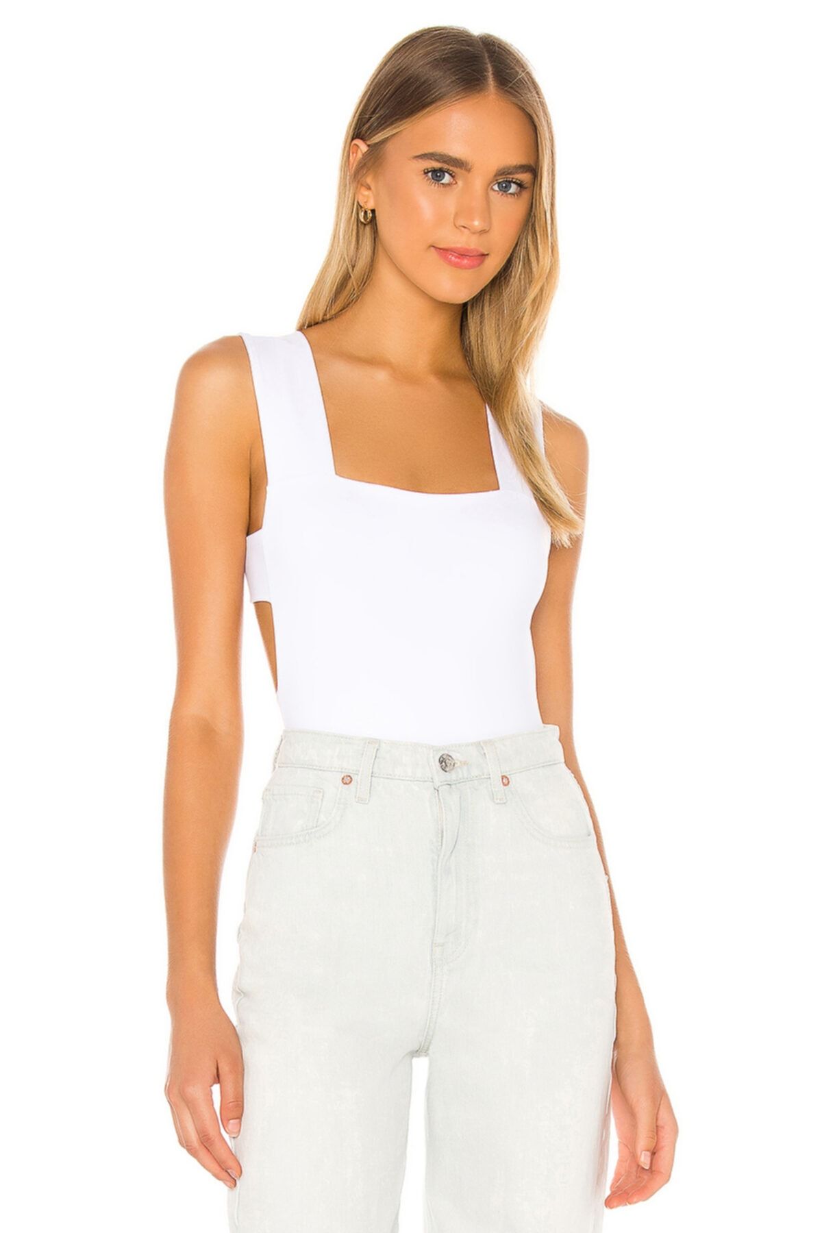 By Kul Design Kadın Kalın Askılı Sırt Dekolte Bodysuit