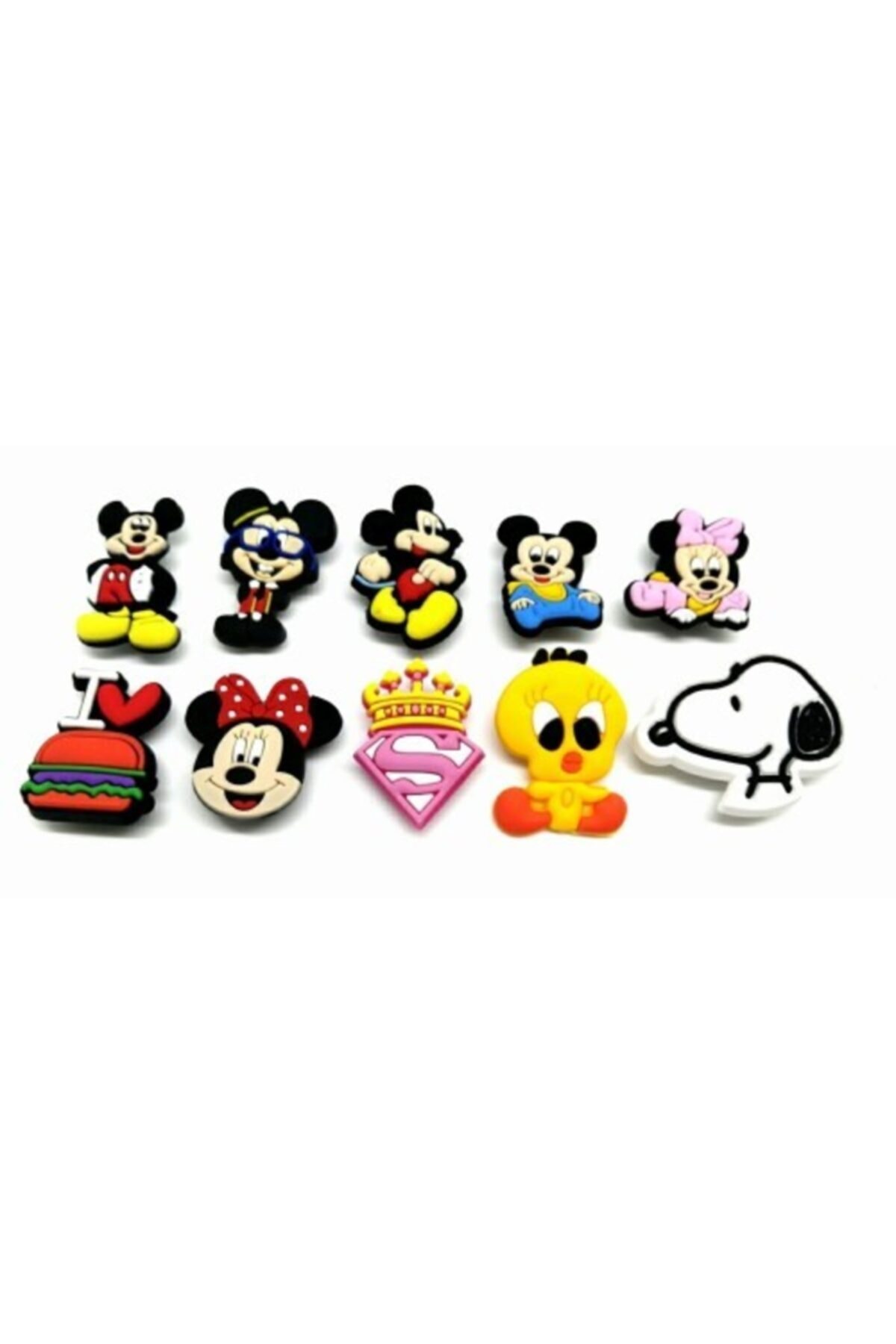 Croci 10 Adet Crocs Terlik Süsleri Jibbitz J-2