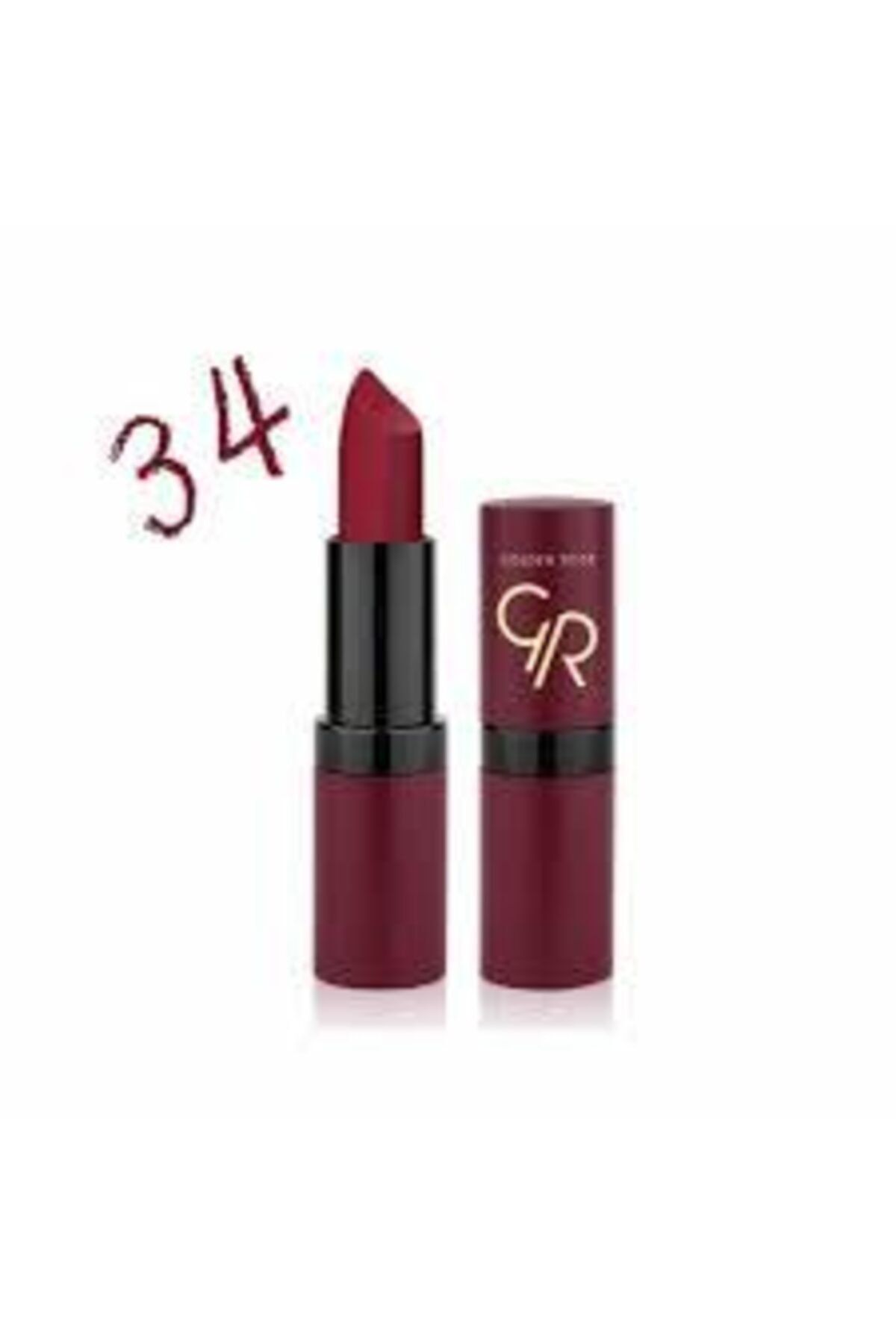 Golden Rose Velvet Matte Lipstick Mat Ruj 34