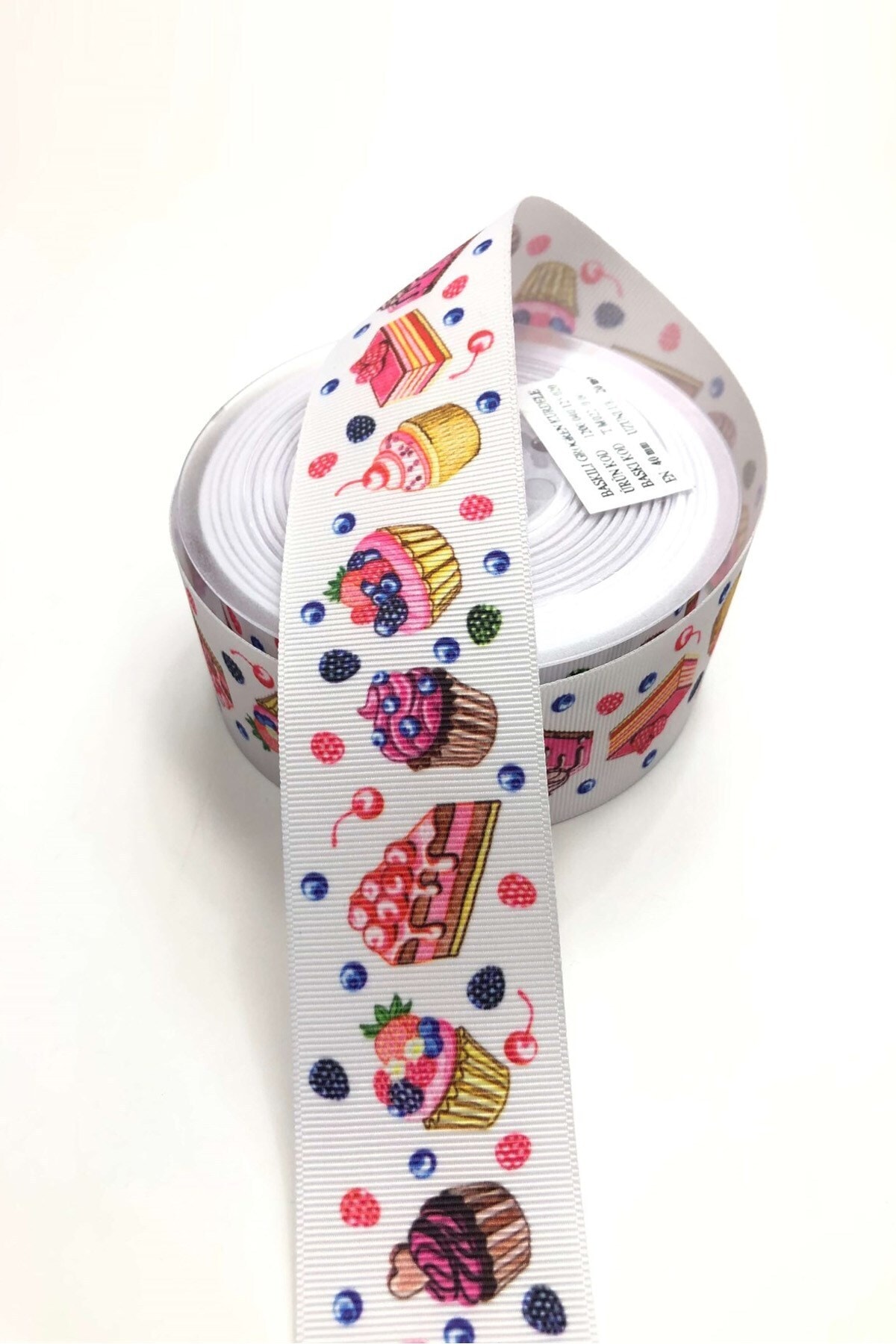 Hayalperest boncuk Cup Kek Desenli Grogren Kurdela 4 Cm 1 Mt