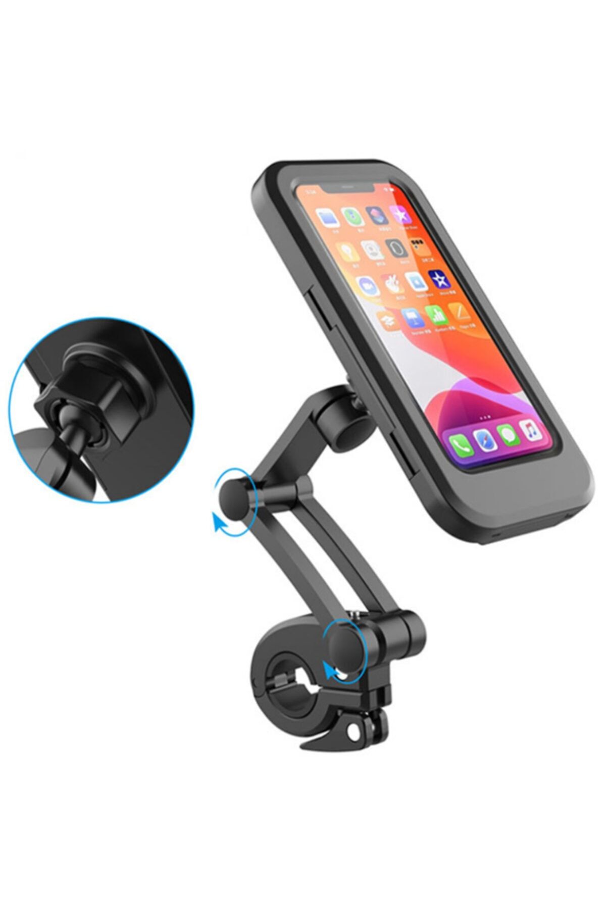 revix portatif universal scooter motosiklet bisiklet su gecirmez 360 telefon tutucu fiyati yorumlari trendyol