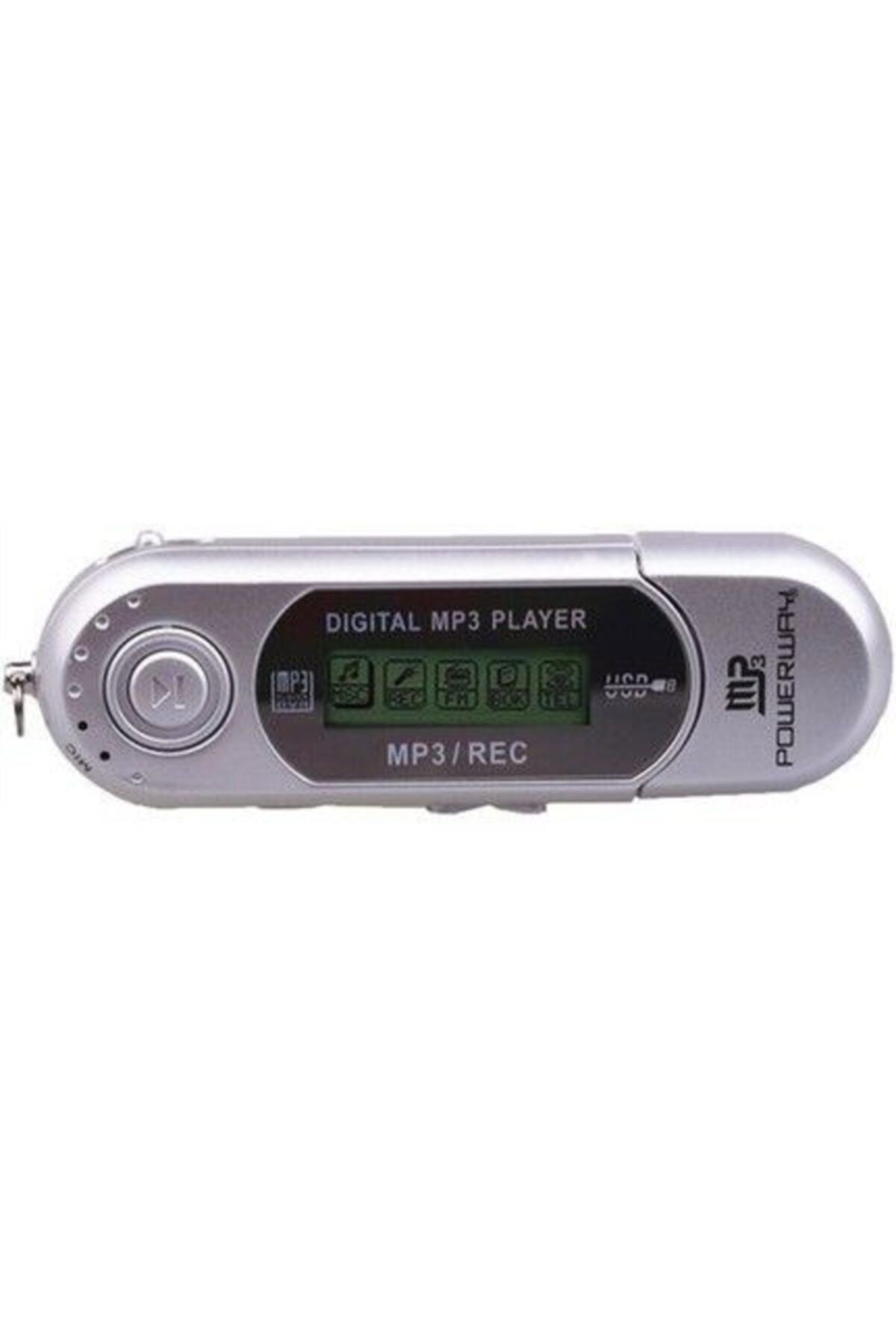 POWERWAY Pw-01 4 Gb Pilli Radyolu Mp3 Player Gümüş