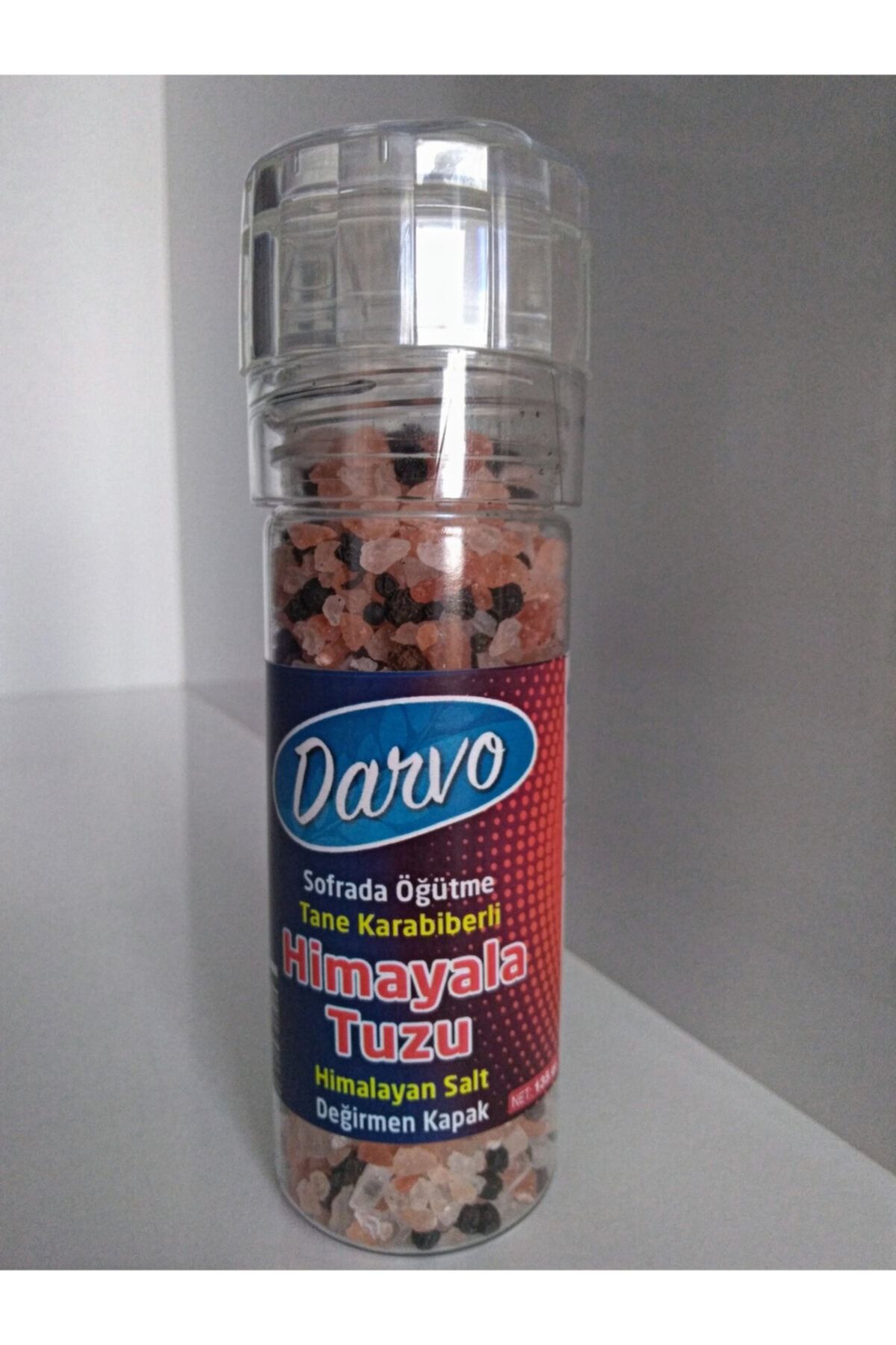 DARVO Tane Karabiberli Himalaya Tuzu Değirmenli Kapak 135gr