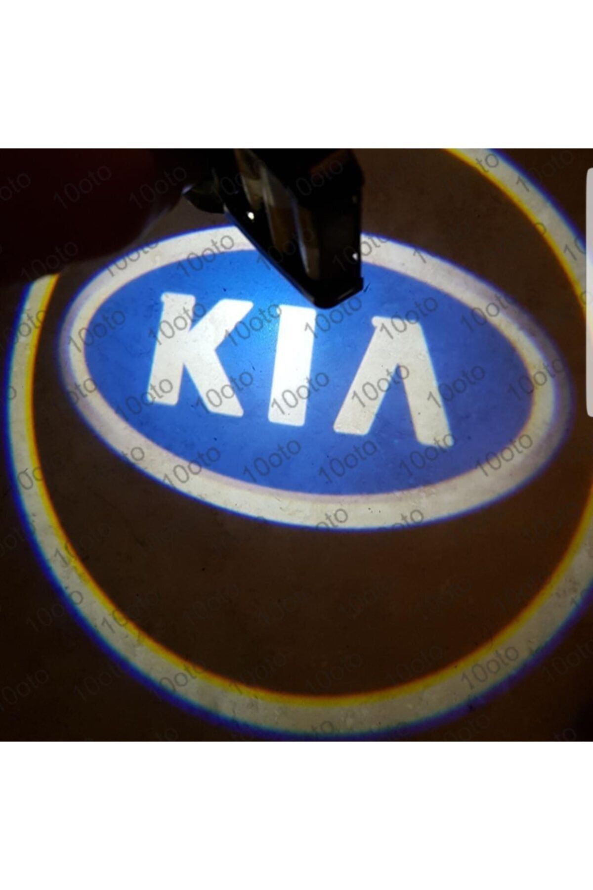 10oto Kıa Pilli Mesafe Sensörlü Kapı Altı Logo Yapıştırmalı