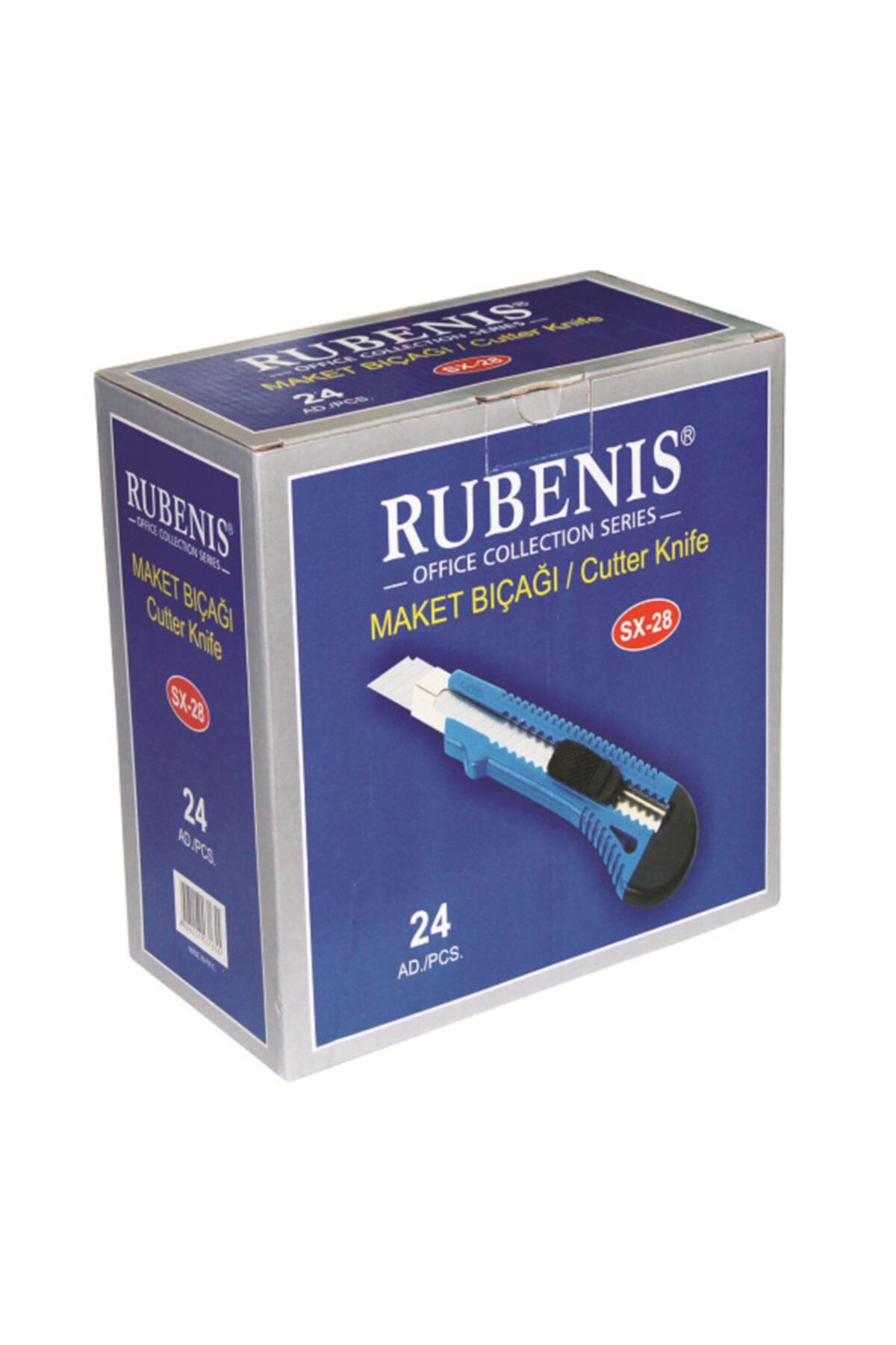 Rubenis Sx-28 Maket Bıçağı Geniş (24 Lü Kutu)